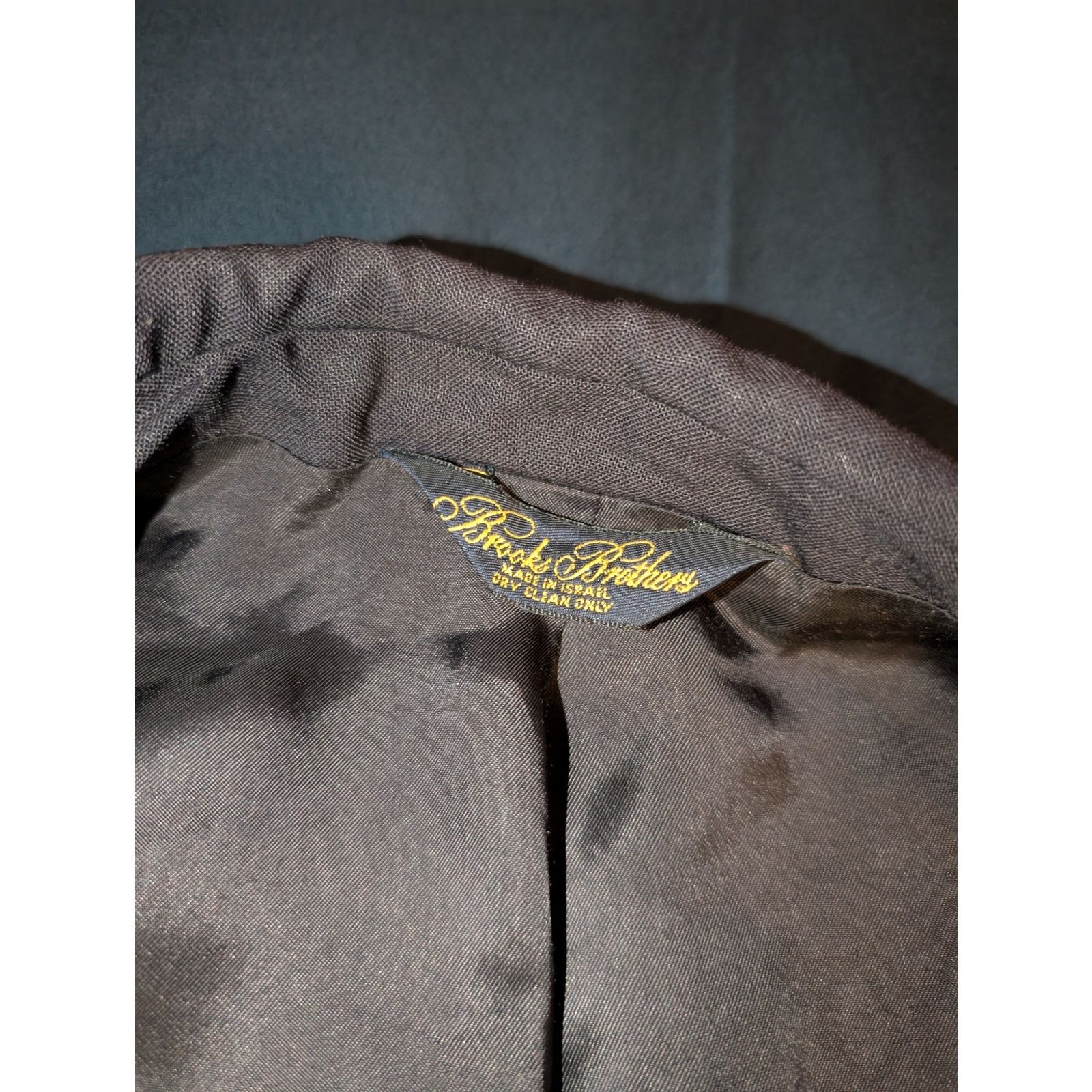 Brooks Brothers Brooks Brothers Brooksease Rayon Blazer Jacket Navy 40S Mens Size 38R - 5 Thumbnail