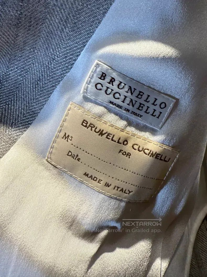 Brunello Cucinelli Brunello Cucinelli Blazer Size M / US 6-8 / IT 42-44 - 4 Thumbnail