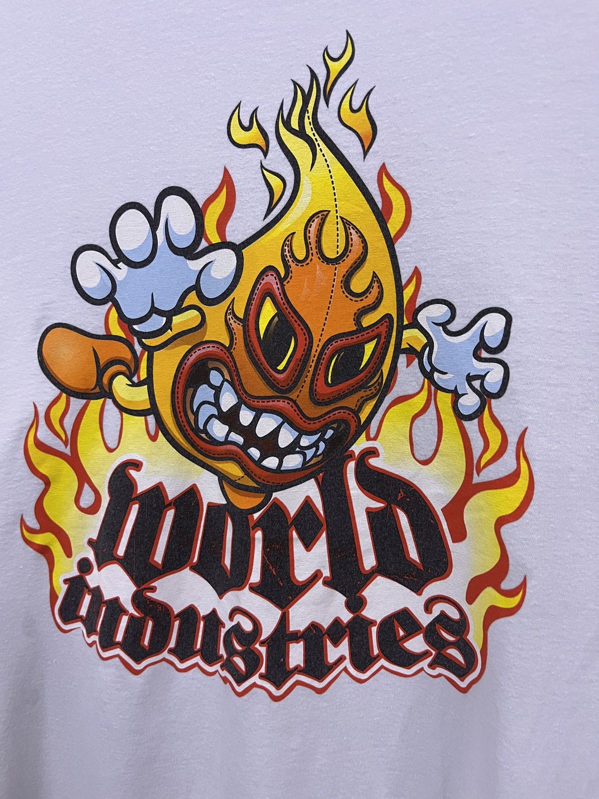 World Industries WORLD INDUSTRIES MASTERIO PARODY SKATE TSHIRT Size US L / EU 52-54 / 3 - 4 Thumbnail