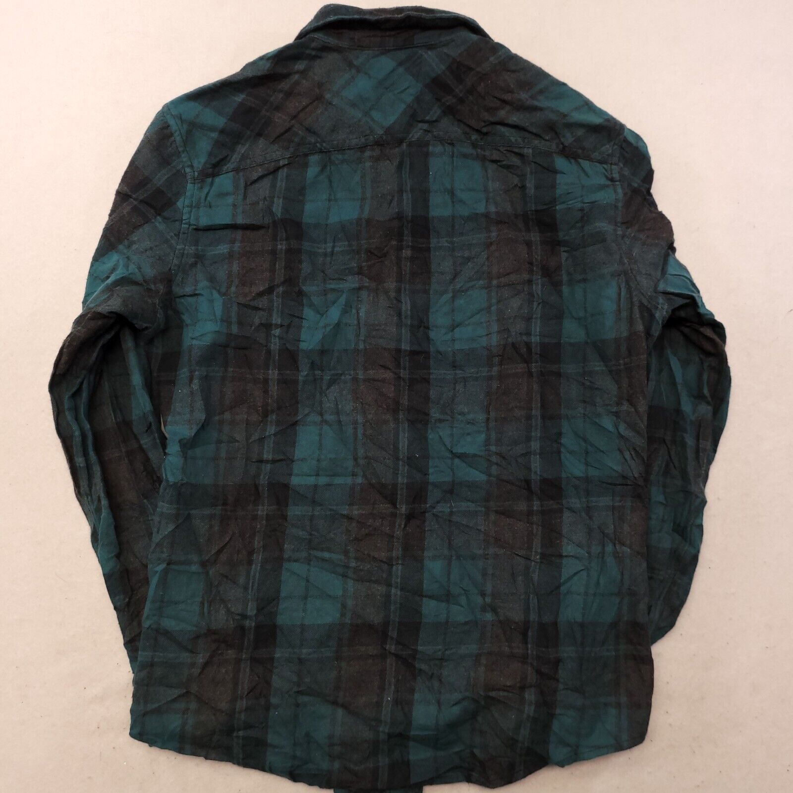 Rock & Republic Rock & Republic Madras Flannel Shirt Mens Size Medium M Blue Size US M / EU 48-50 / 2 - 9 Thumbnail
