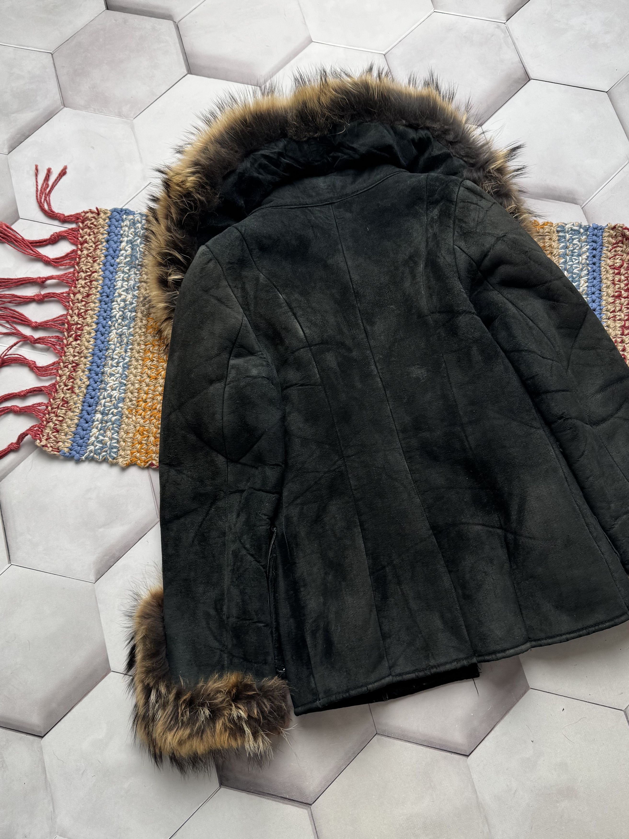 Vintage Vintage Real Sheepskin Coat With Real Fur Details (E4) Size M / US 6-8 / IT 42-44 - 9 Thumbnail