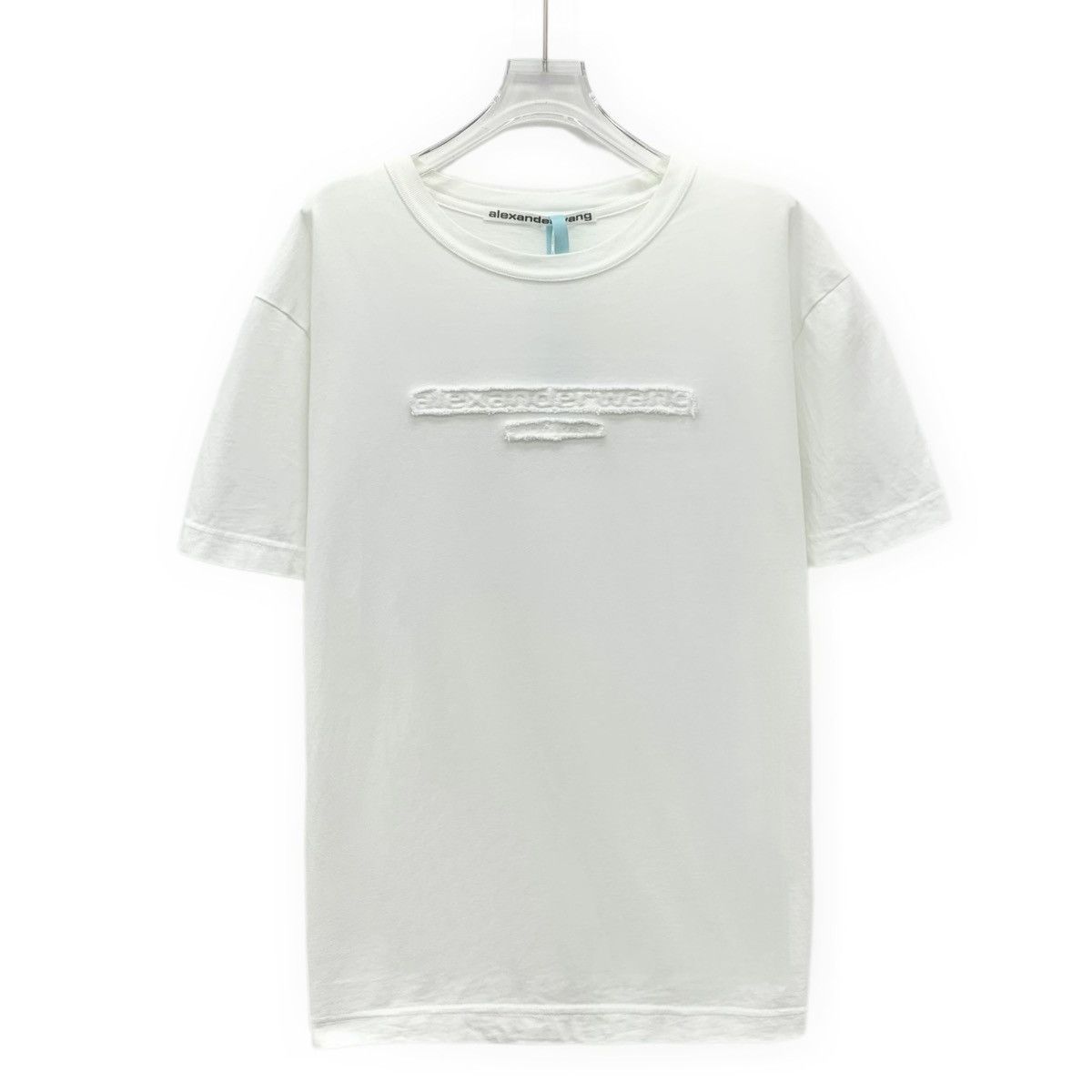 Alexander Wang Alexander Wang Logo Embroidered Short Sleeve T-Shirt K26WX Size S / US 4 / IT 40 - 1 Thumbnail