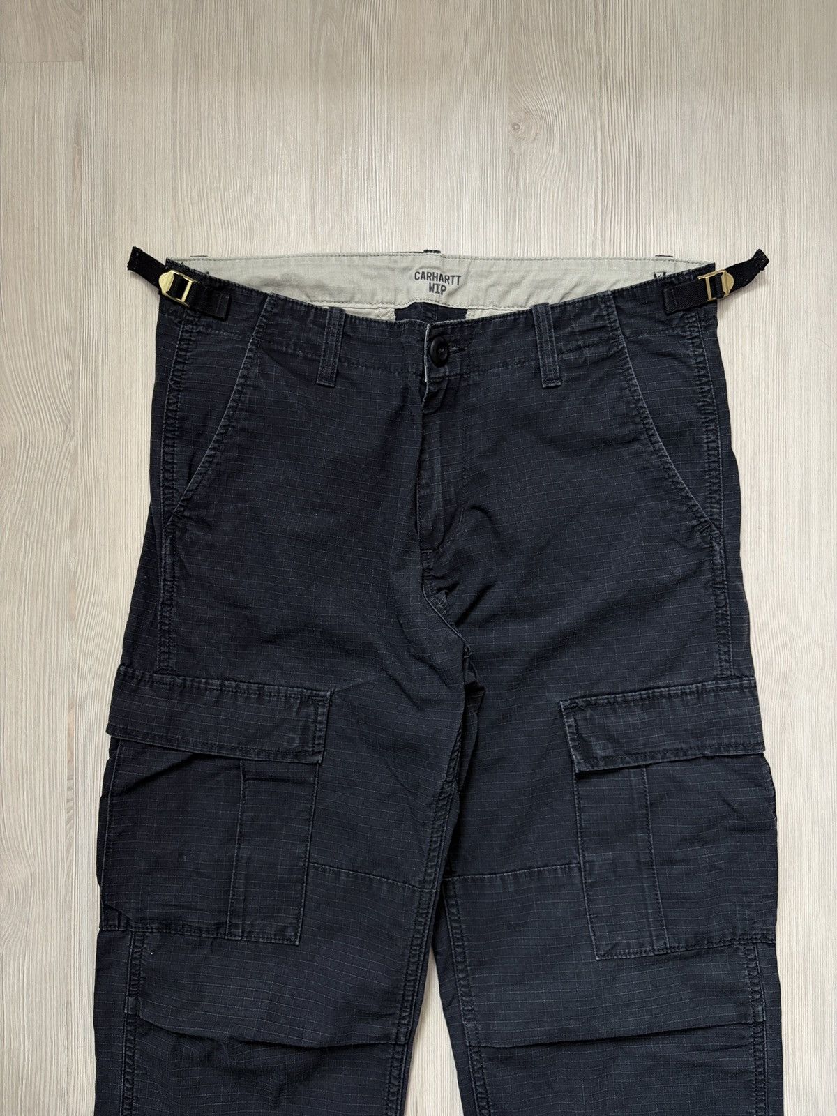 Carhartt Wip Carhartt WIP Cargo Ripstop Black Aviation Pant Size US 29 - 4 Thumbnail