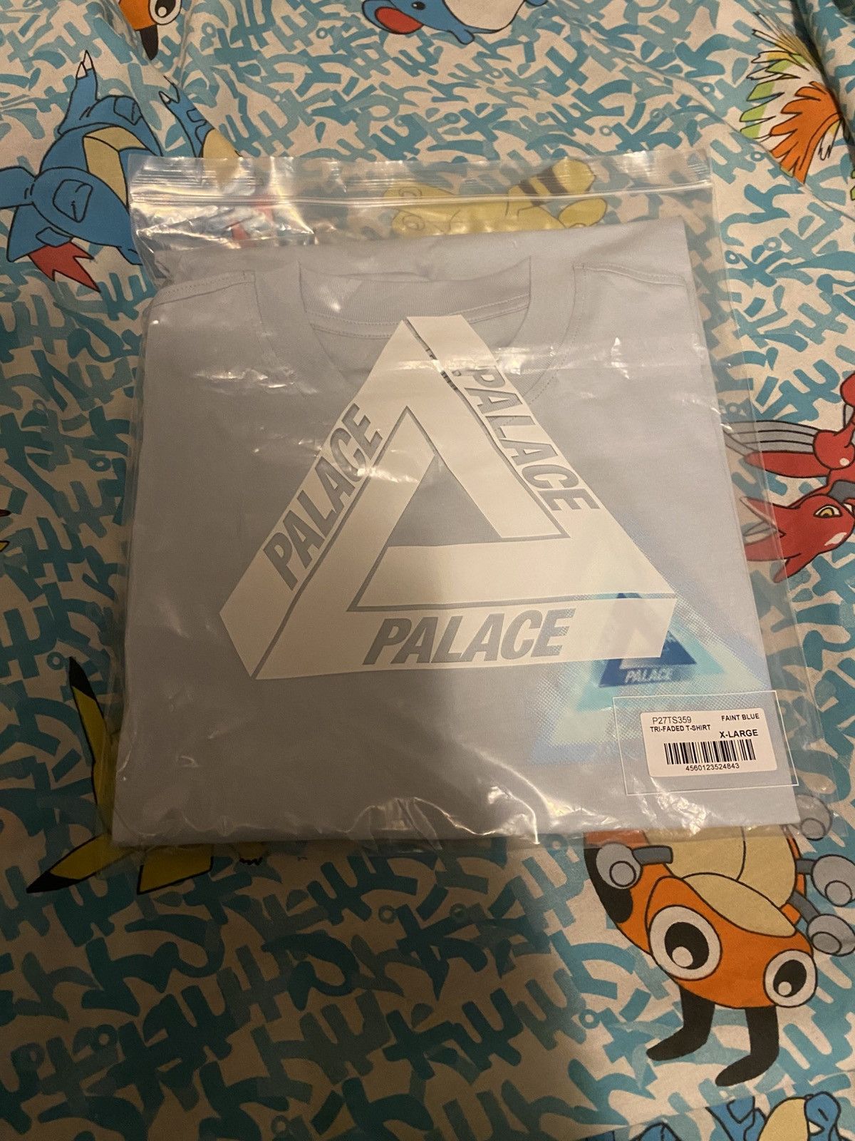 Palace Palace Tri-Faded T-Shirt Faint Blue Size XL Size US XL / EU 56 / 4 - 3 Thumbnail