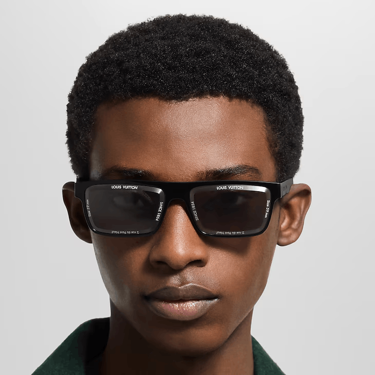 Louis Vuitton LV Super Vision Daily Low Square Sunglasses Size ONE SIZE - 5 Thumbnail