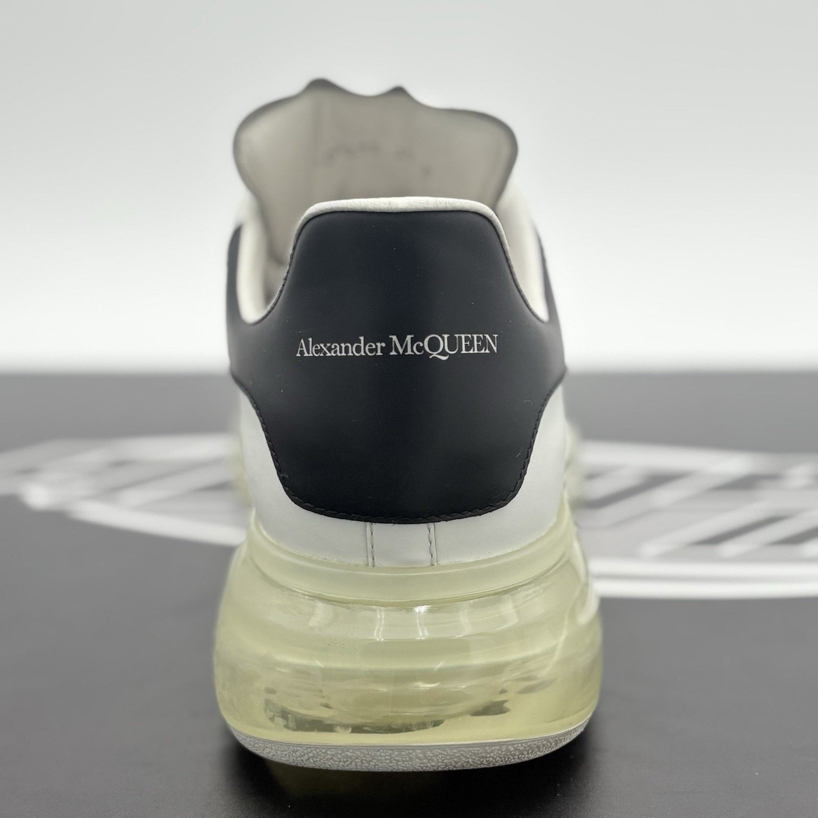 Alexander McQueen Alexander McQueen ' White Black ' | GOOD CONDITION! Size US 12 / EU 45 - 3 Thumbnail