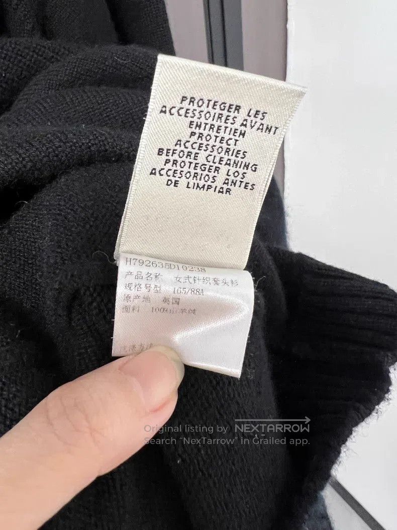 Hermes Hermes Black Cashmere Dress Size XS / US 0-2 / IT 36-38 - 5 Thumbnail