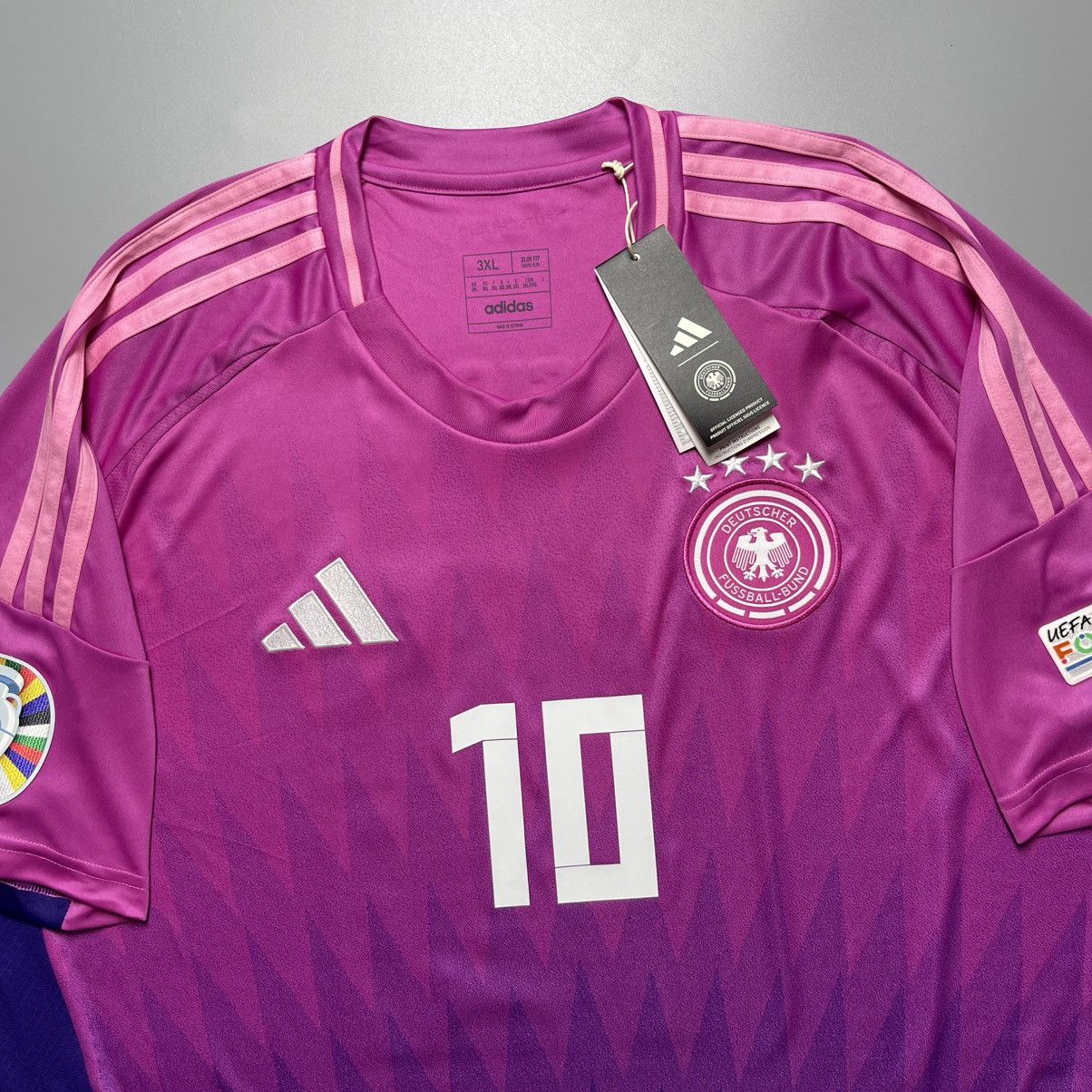 Adidas 3XL GERMANY ADIDAS 2024 EURO SOCCER AWAY JERSEY #10 MUSIALA Size US XXL / EU 58 / 5 - 4 Thumbnail