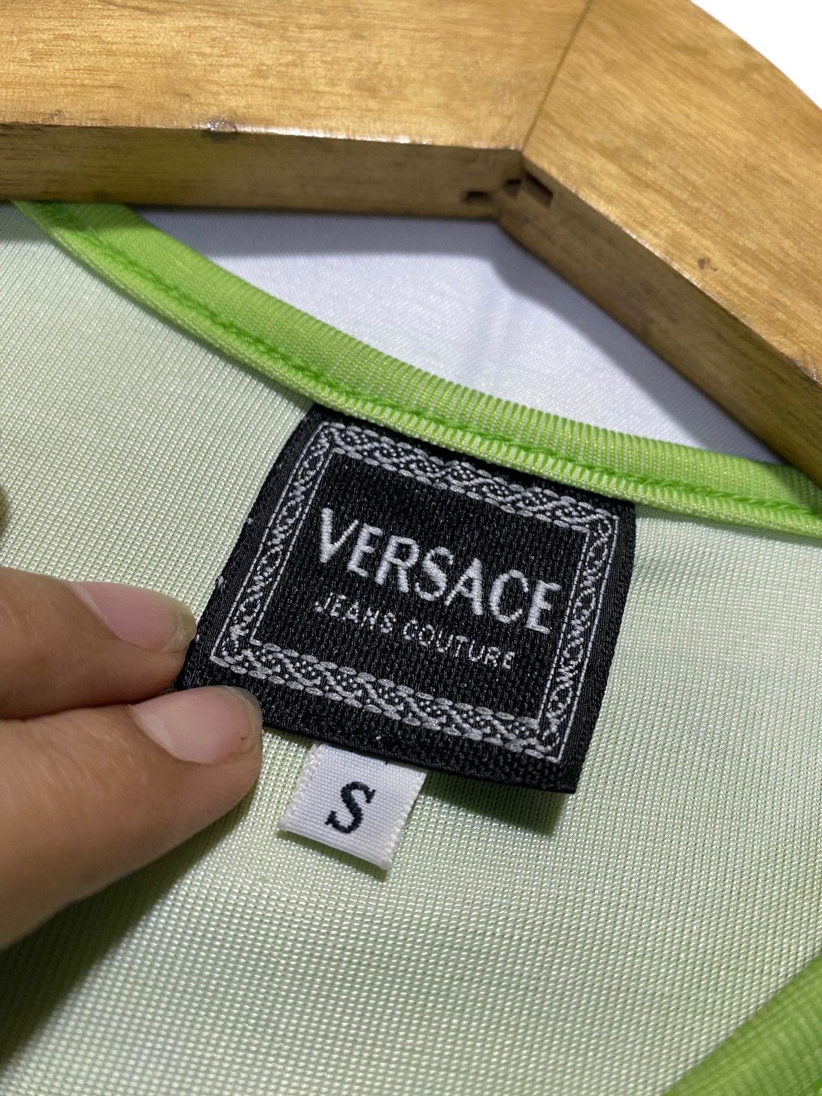 Designer × Versace × Versace Jeans Couture Vercase Jeans Couture Crop top Size S / US 4 / IT 40 - 4 Thumbnail