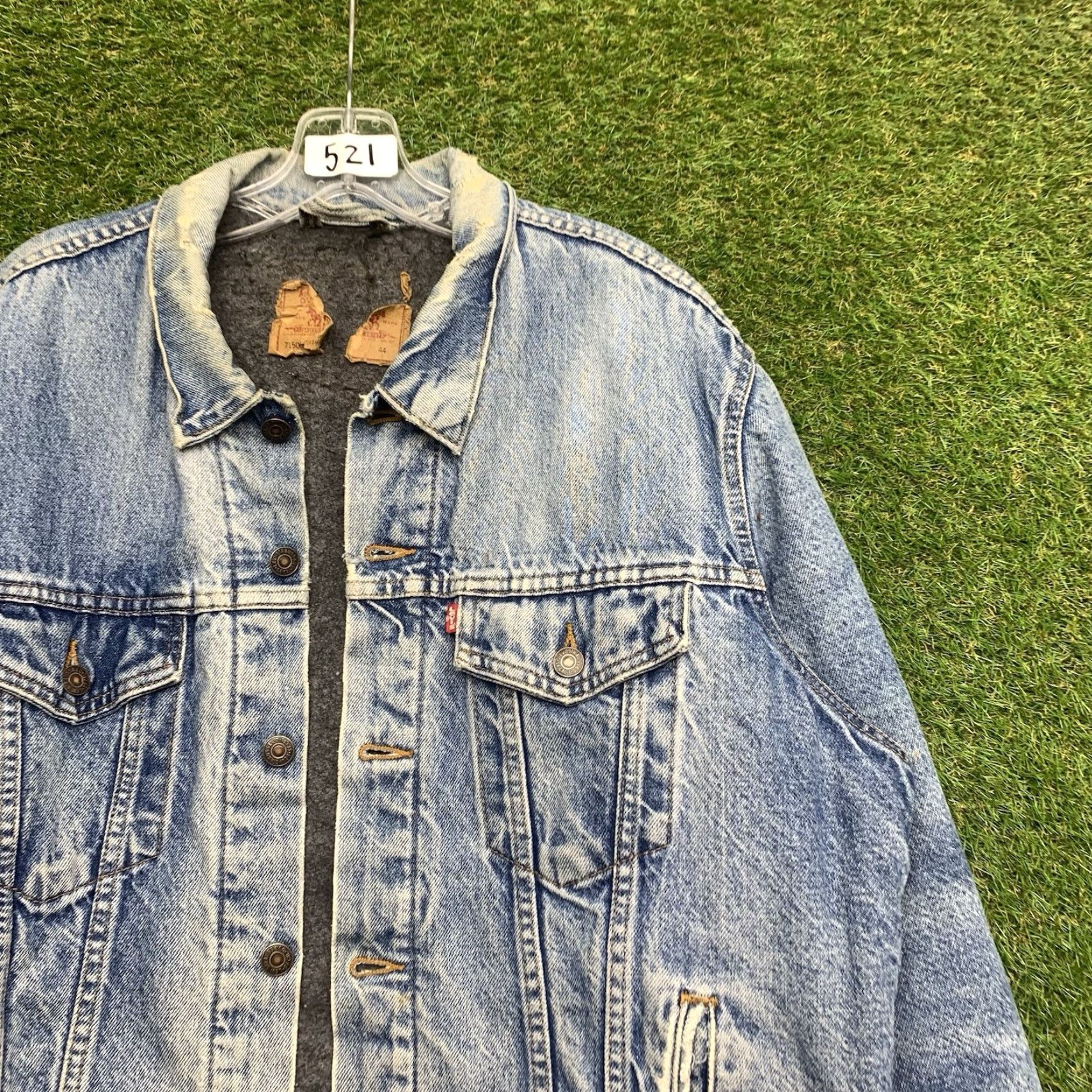 Levi's VINTAGE Levi's Trucker Jacket Mens 44 Denim Blue 70506 0316 USA Made Leather? No. Size US S / EU 44-46 / 1 - 3 Thumbnail