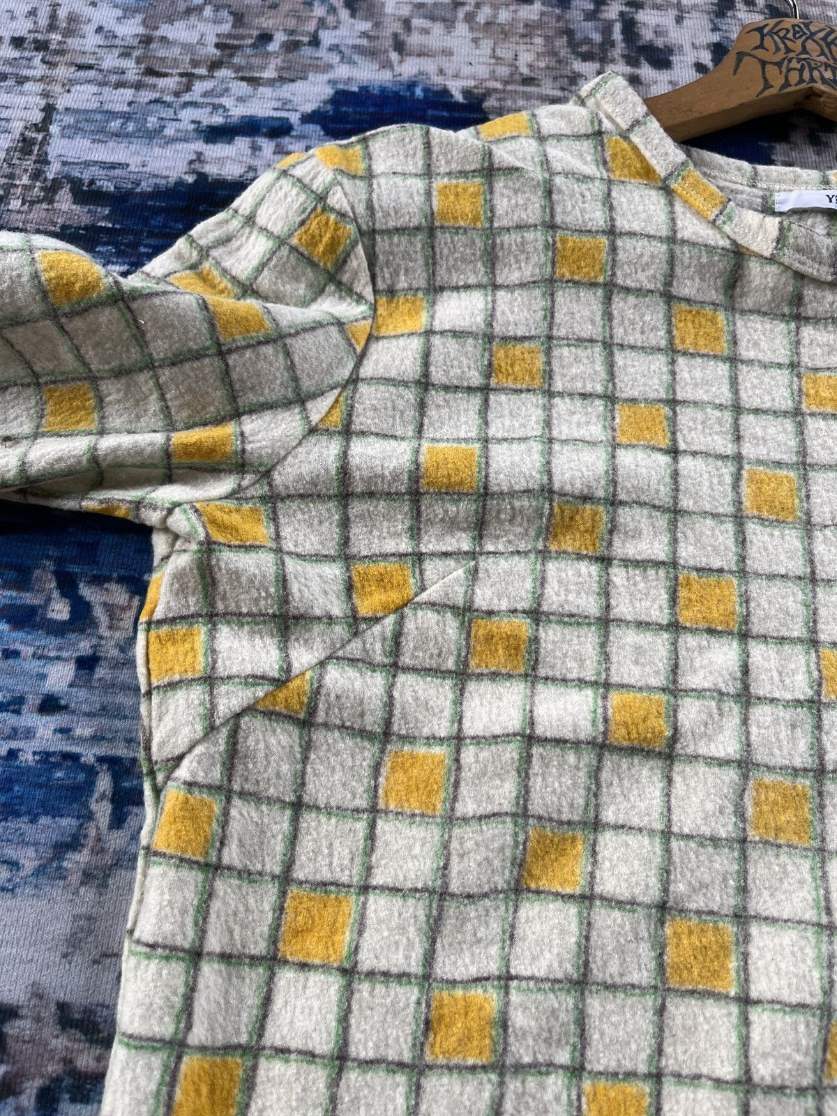 Yohji Yamamoto 💥STEALS💥 Y’s Yohji Yamamoto Tetris Block Crop Long Sleeve Size L / US 10 / IT 46 - 4 Thumbnail