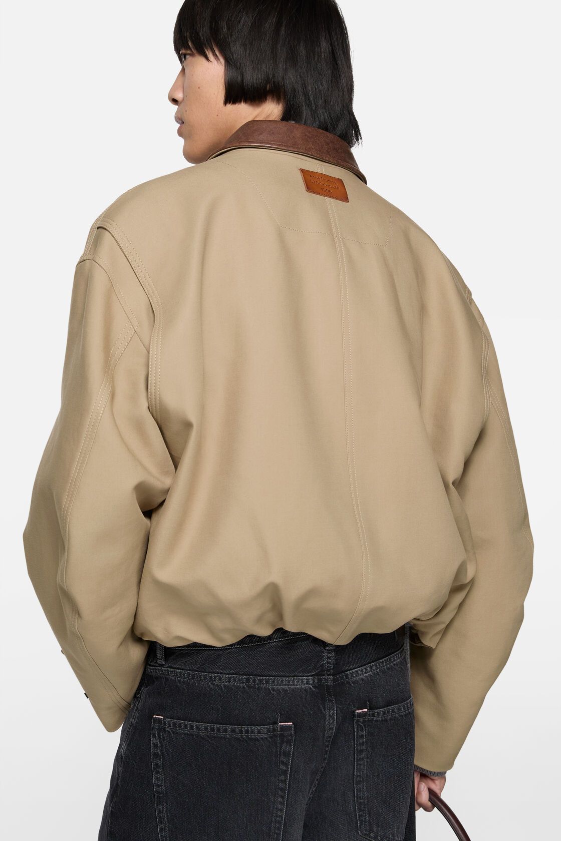 Acne Studios Acne Studios Twill Jacket Khaki Beige Size US S / EU 44-46 / 1 - 5 Thumbnail