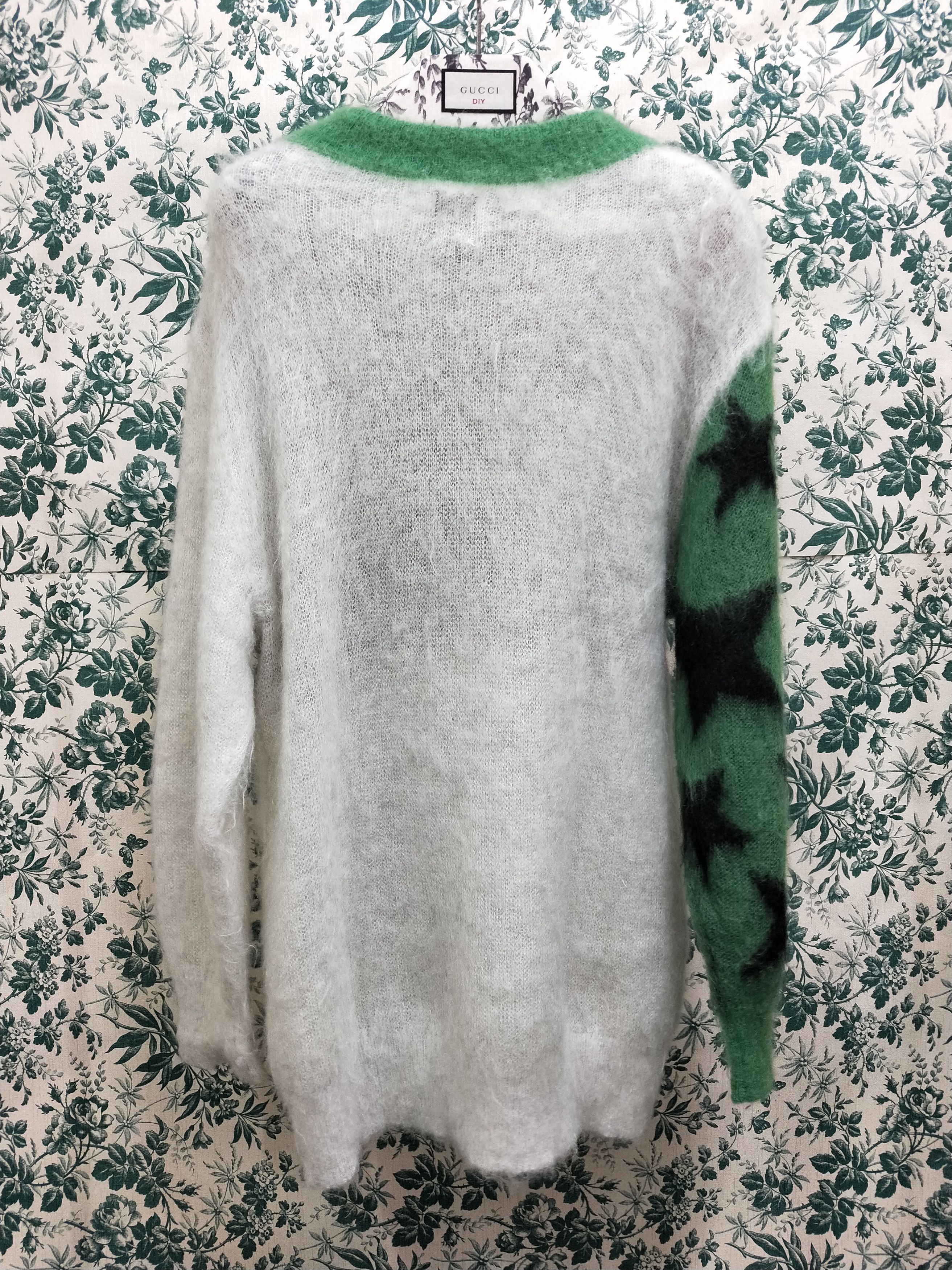 DENIM TEARS × Saint Michael Mohair Knit Sweater Size US L / EU 52-54 / 3 - 2 Thumbnail