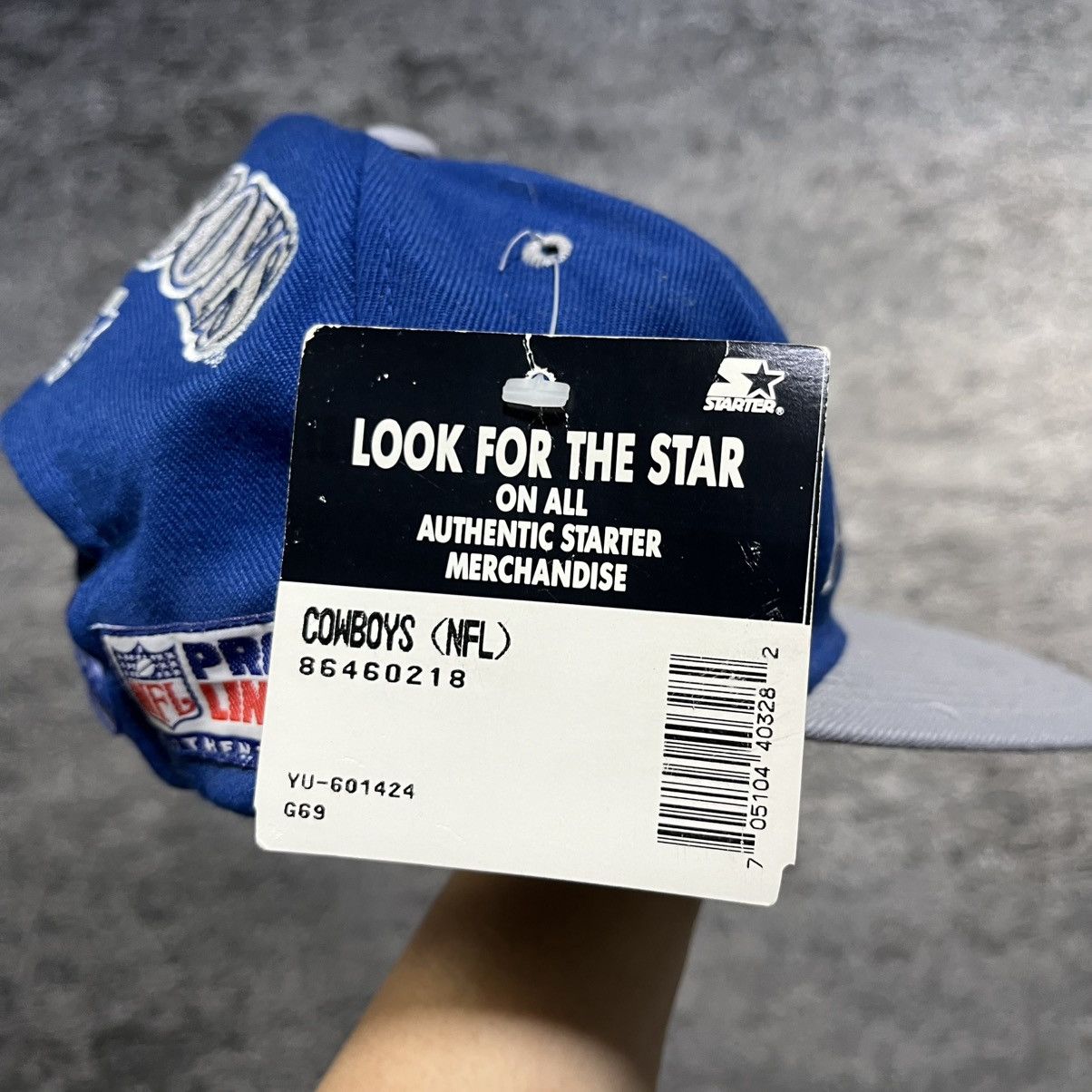 Starter VINTAGE 90s DALLAS COWBOYS STARTER EMBROIDERED SNAPBACK HAT Size ONE SIZE - 3 Thumbnail