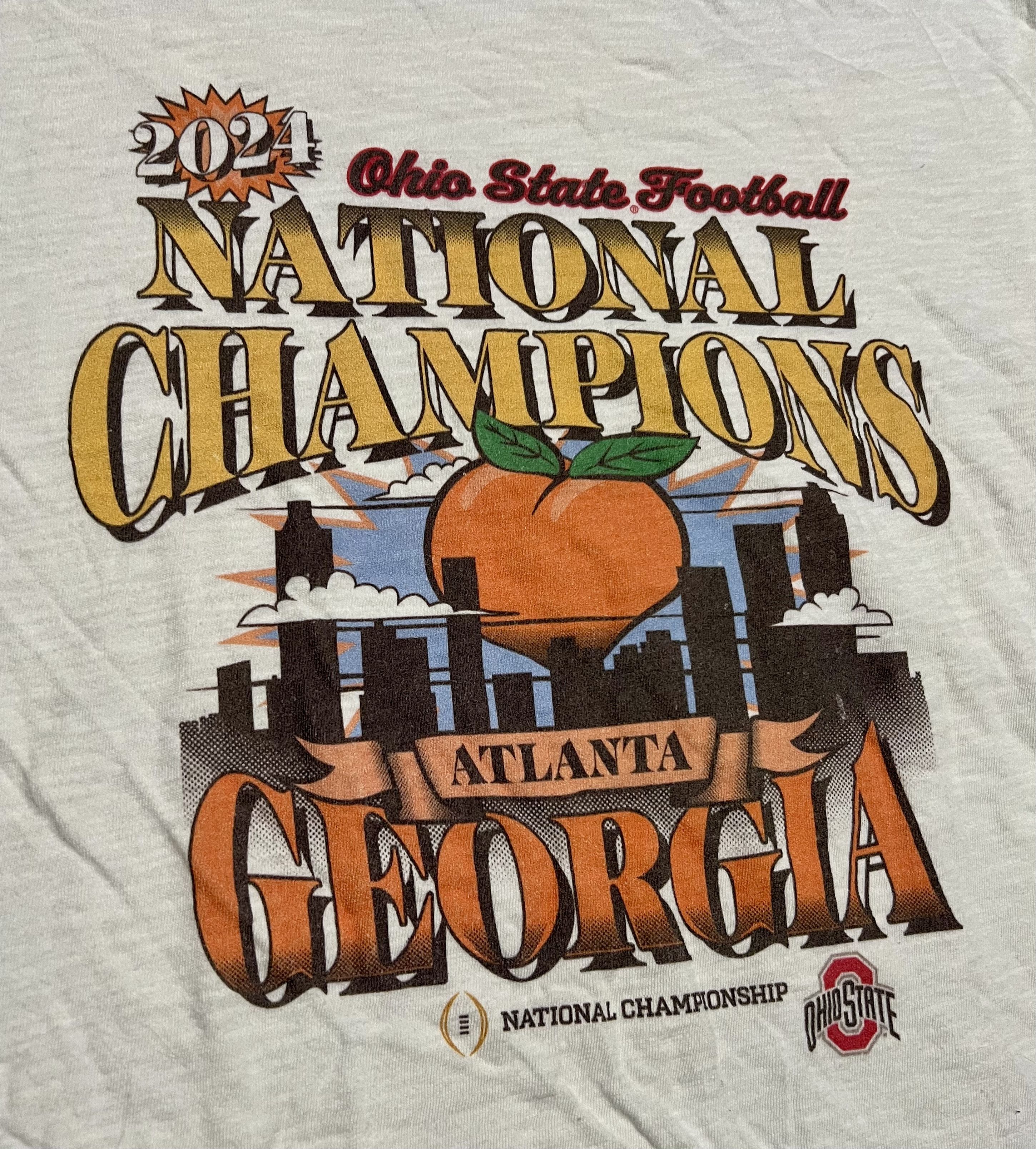 47 Brand Ohio State Buckeyes 2024 National Champions 47 Brand T-Shirt Size US XL / EU 56 / 4 - 2 Thumbnail