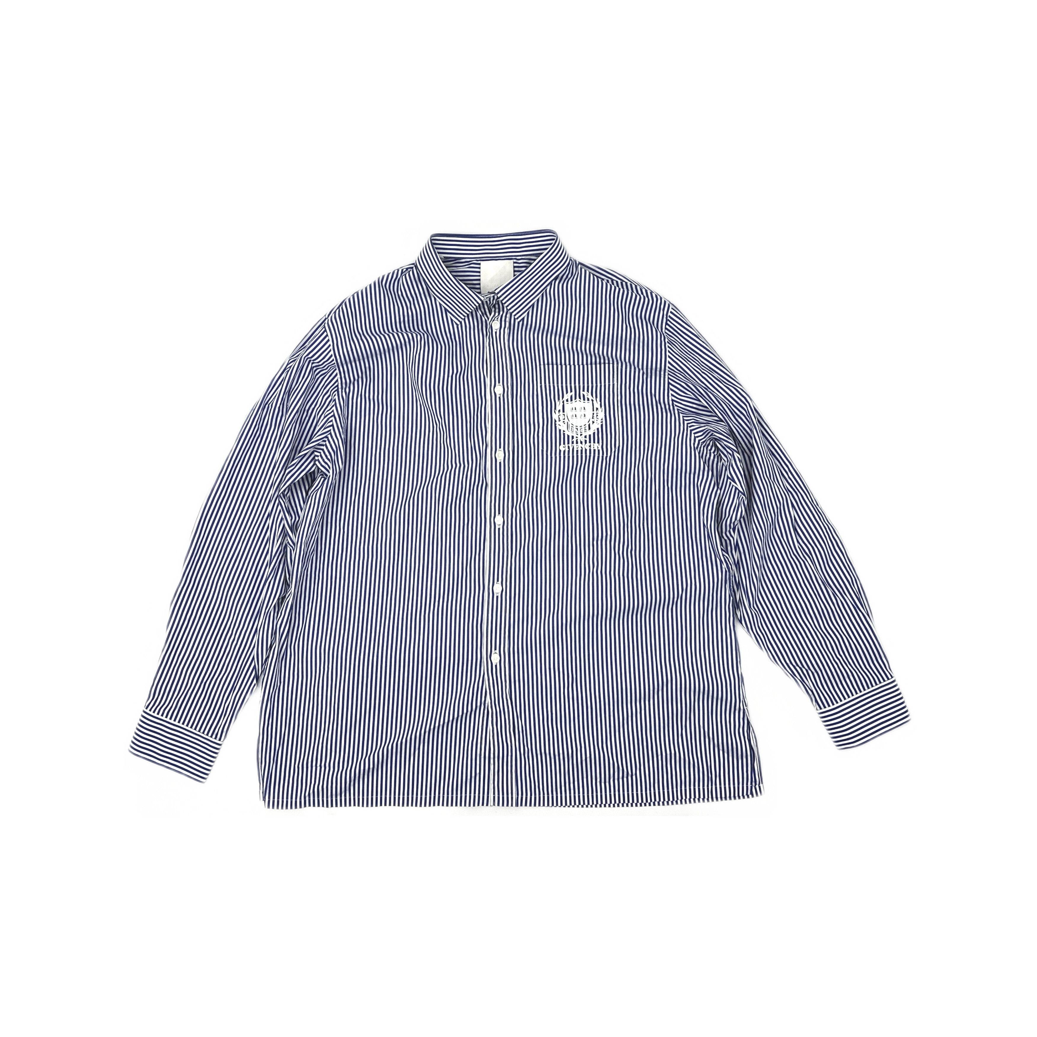 Givenchy Givenchy Striped Button Up Shirt Size M Size US M / EU 48-50 / 2 - 1 Thumbnail