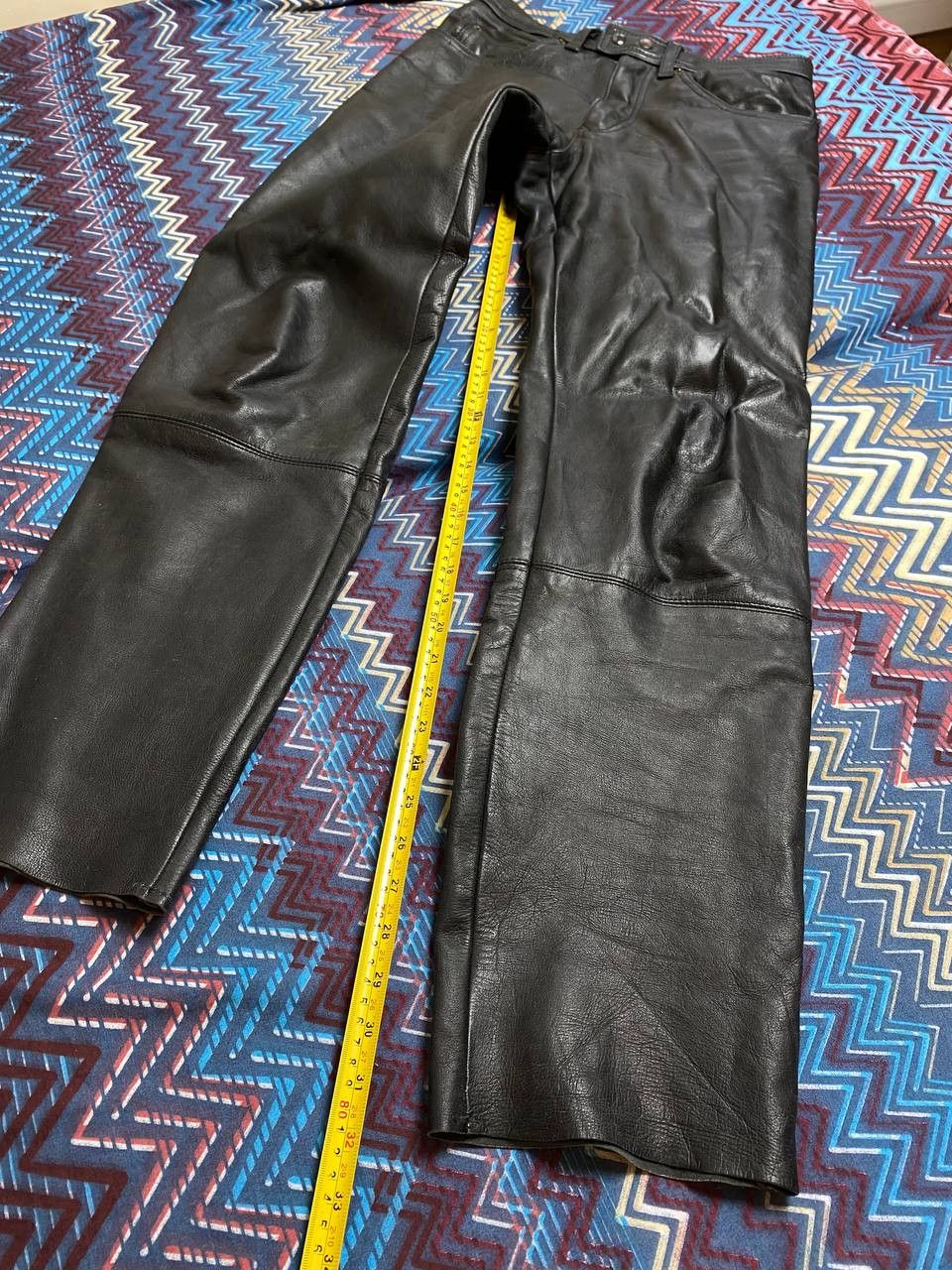 Leather × Vintage Vintage Echtes Leder bondage leather pants Size US 32 / EU 48 - 20 Thumbnail