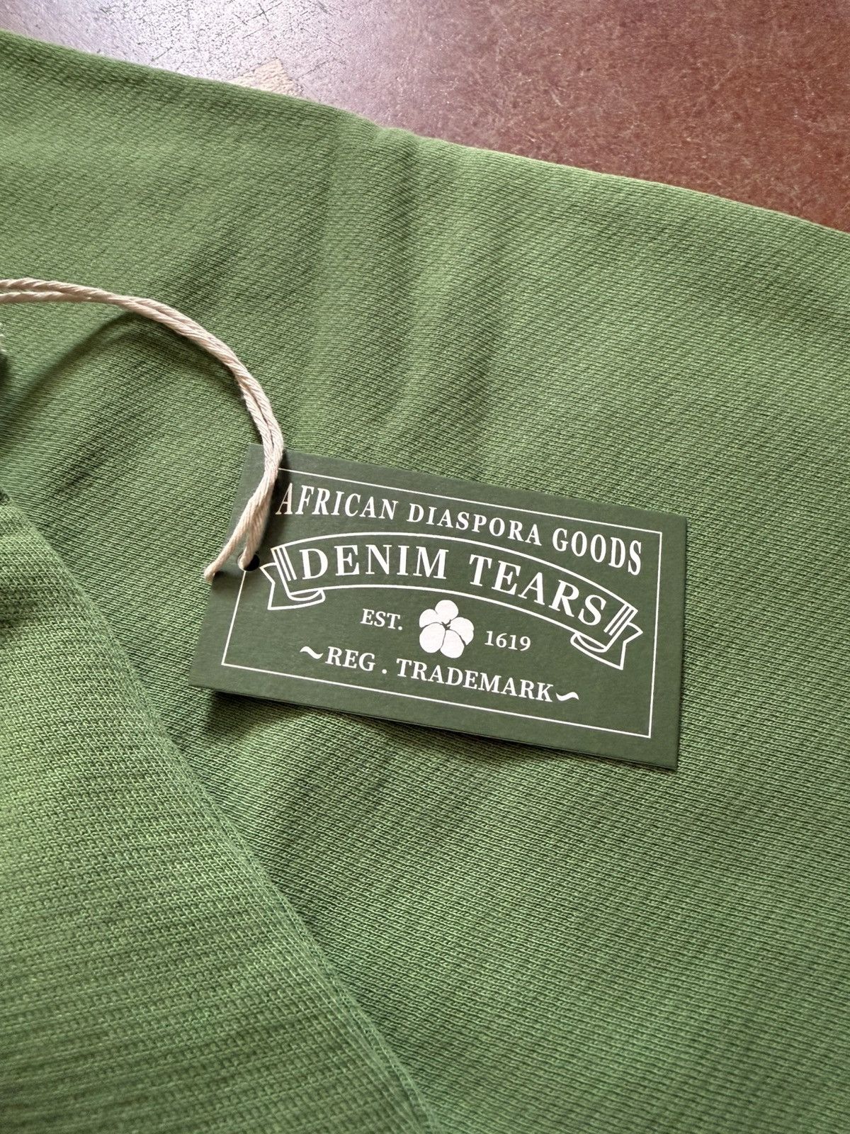 DENIM TEARS Denim Tears Cut Logo Hoodie Green Large Size US L / EU 52-54 / 3 - 9 Thumbnail