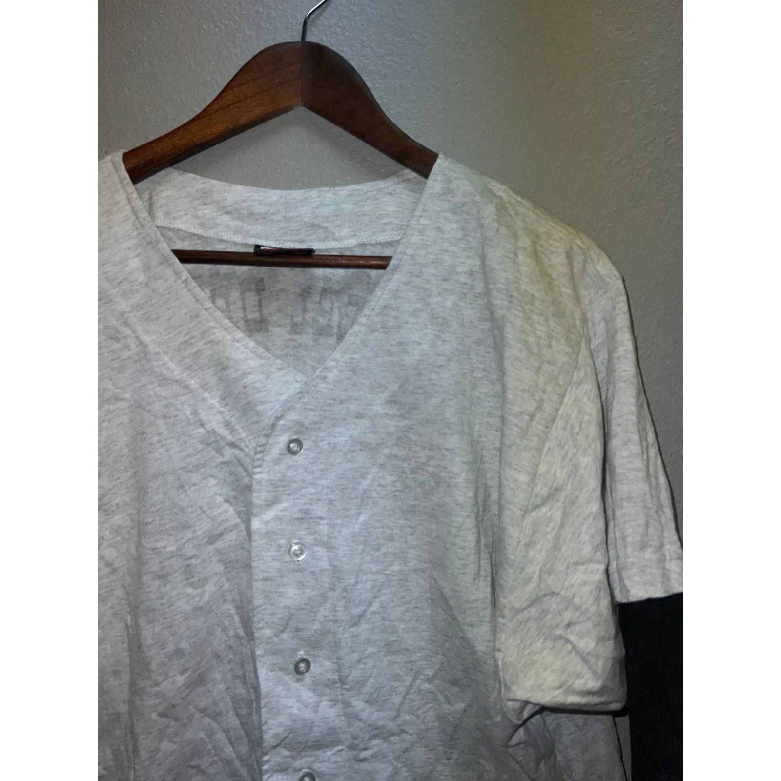 Vintage Vintage Cotton Jersey Scheibel Dry Wall Gray baseball 90s L Size US L / EU 52-54 / 3 - 2 Thumbnail