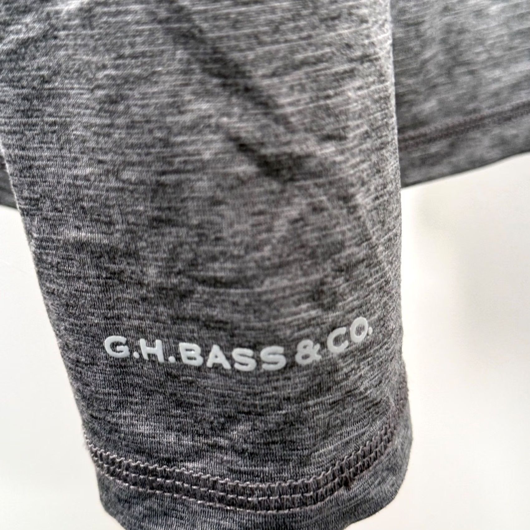 Vintage Full Zip Mens M Gray Bass Pullover Space Dye Performance Activewear EUC Size US M / EU 48-50 / 2 - 5 Thumbnail