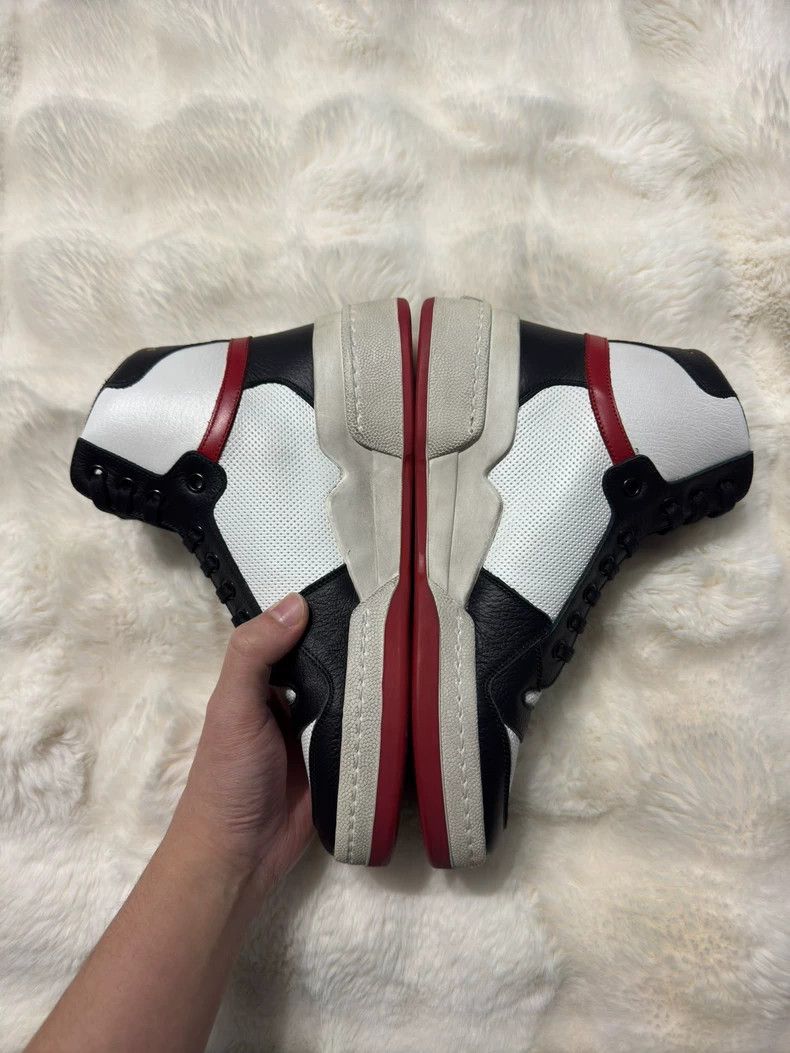 Saint Laurent Paris Saint Laurent Paris Black and white high-top casual sneake Size US 6 / EU 39 - 7 Thumbnail