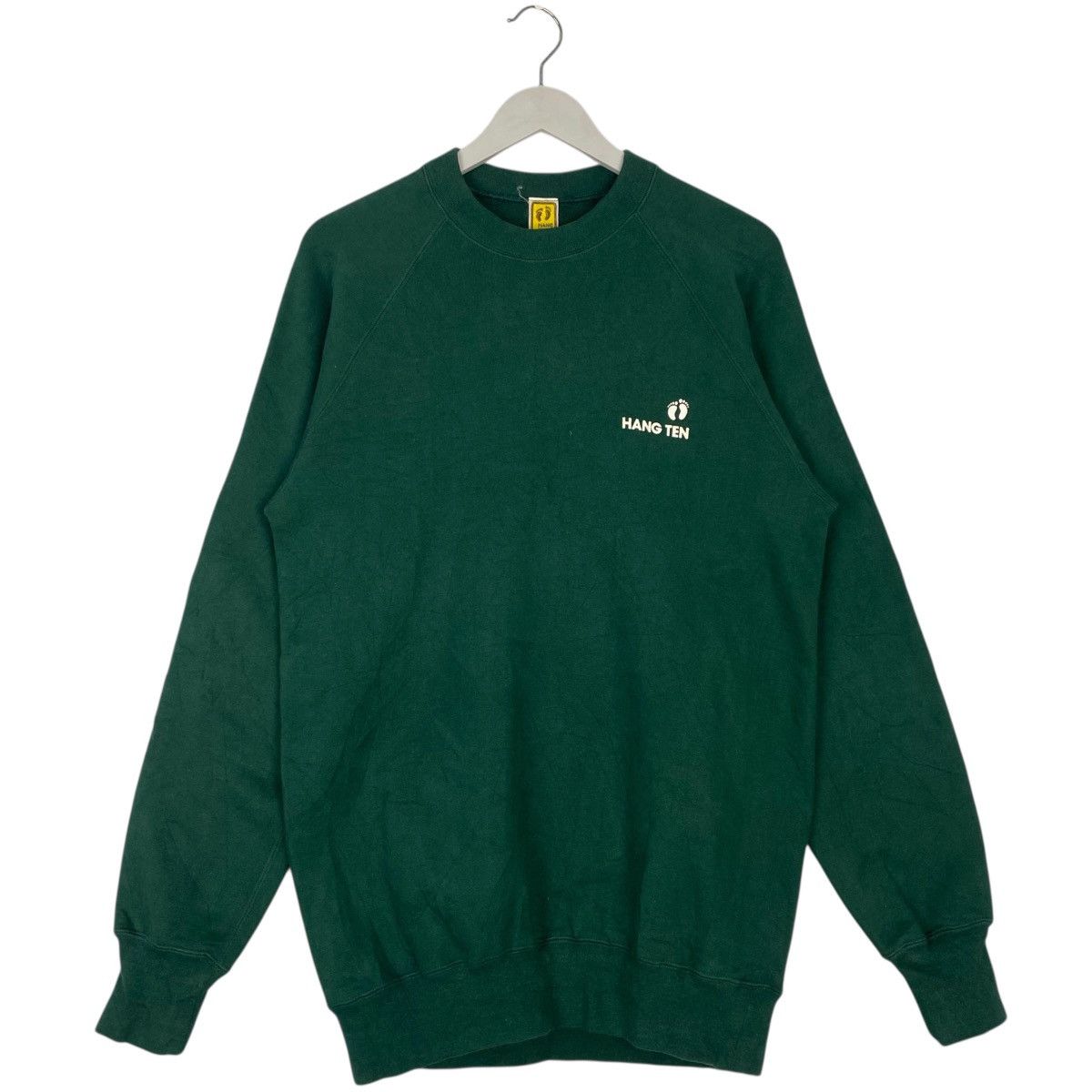 Other Vintage Hang Ten Surf Sweatshirt Crewneck Green Size L Size US L / EU 52-54 / 3 - 1 Thumbnail