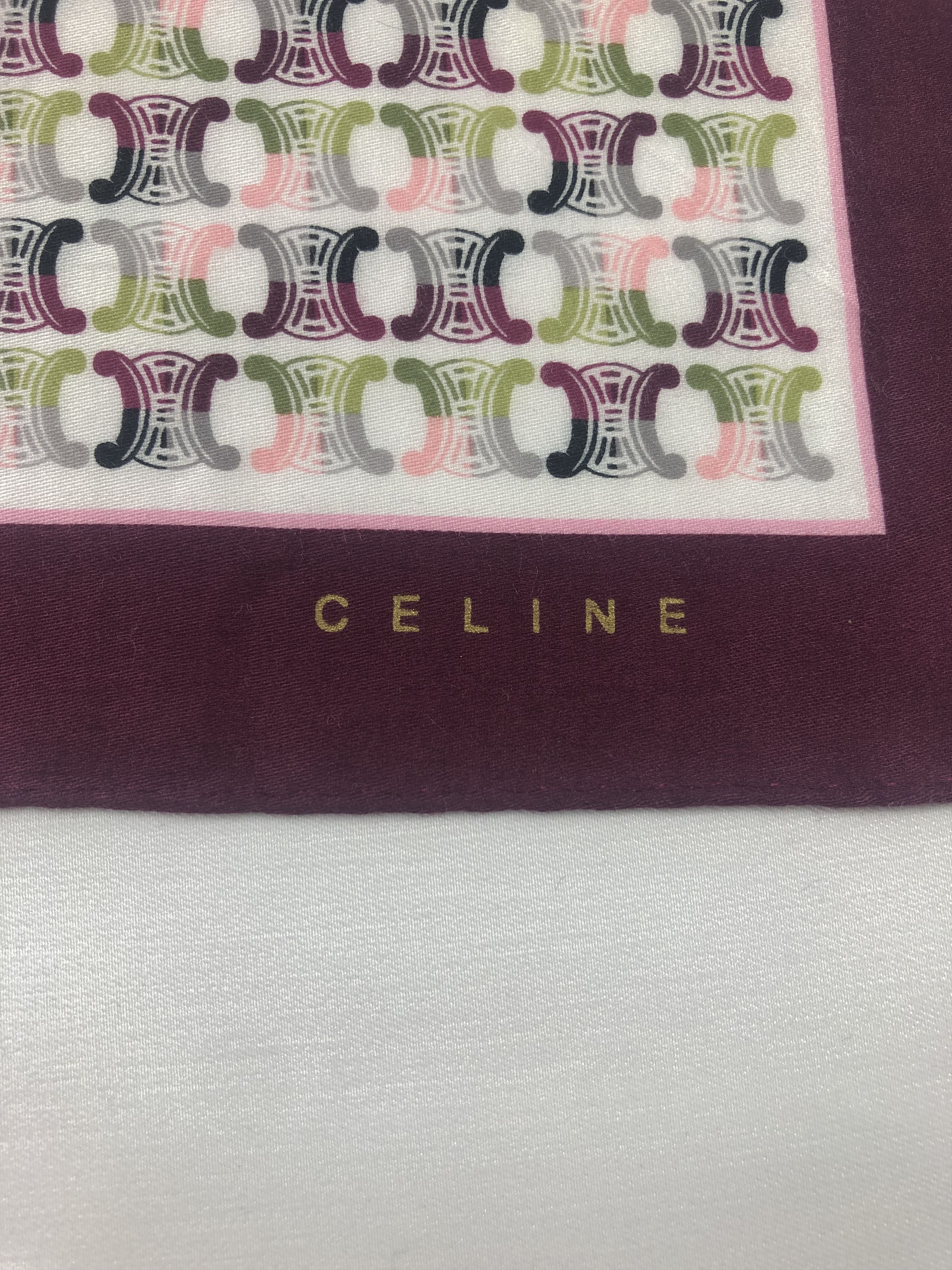 Celine Vintage Celine Handkerchief / Bandana / Neckerchief Size ONE SIZE - 5 Thumbnail