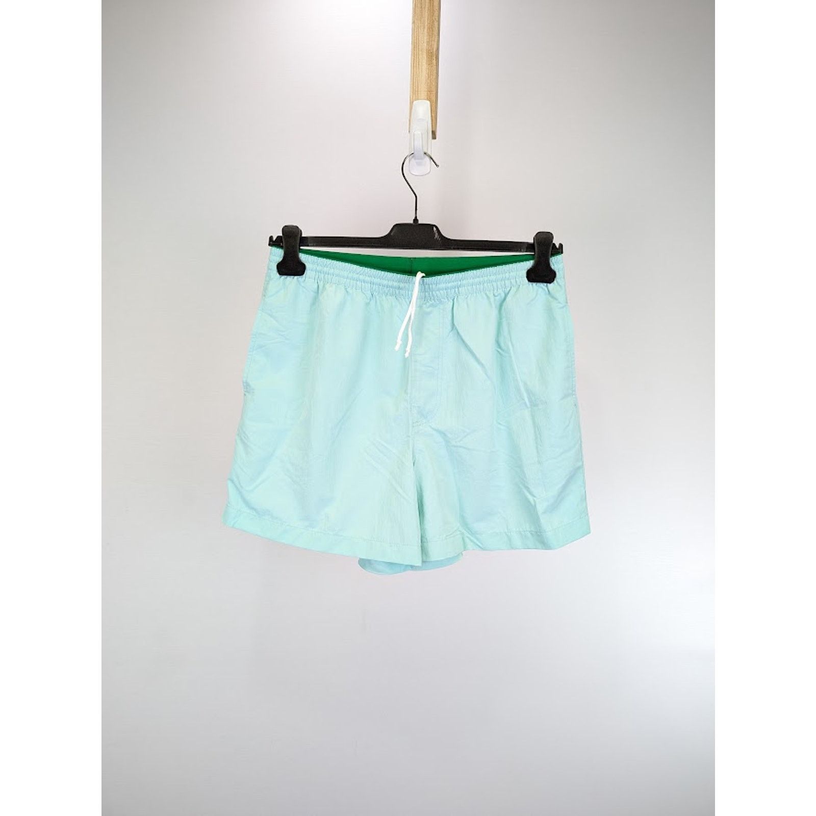 Bottega Veneta o1rshd1 Technical Micro Nylon Long Swim Shorts in Celadon Size US 36 / EU 52 - 1 Thumbnail