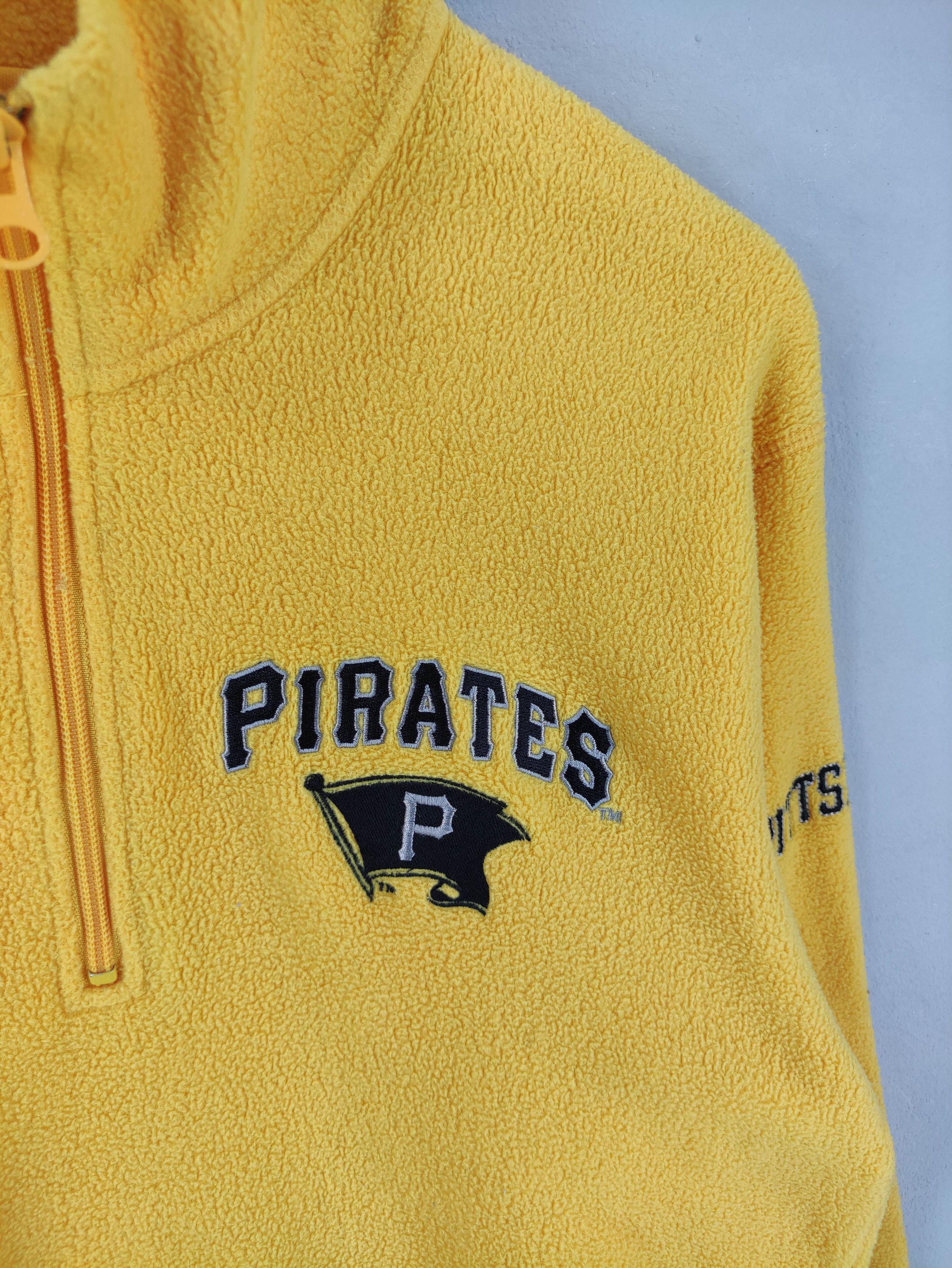 MLB Vintage Mlb Pirates Pittsburgh Fleece Half Zipper Size US M / EU 48-50 / 2 - 2 Thumbnail