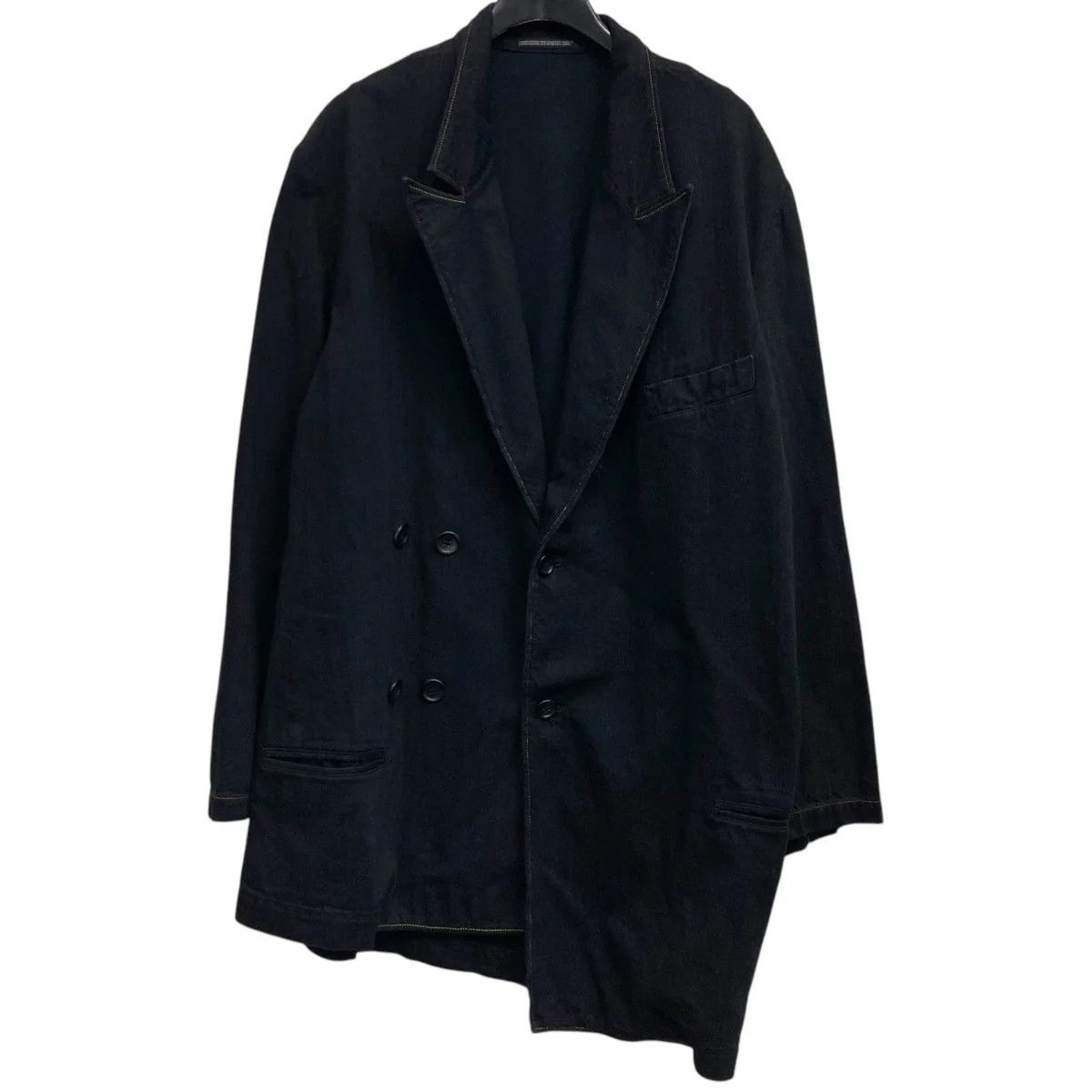 Yohji Yamamoto Pour Homme 24ss cotton tailored jacket HZ-J74-504 Size US M / EU 48-50 / 2 - 1 Thumbnail