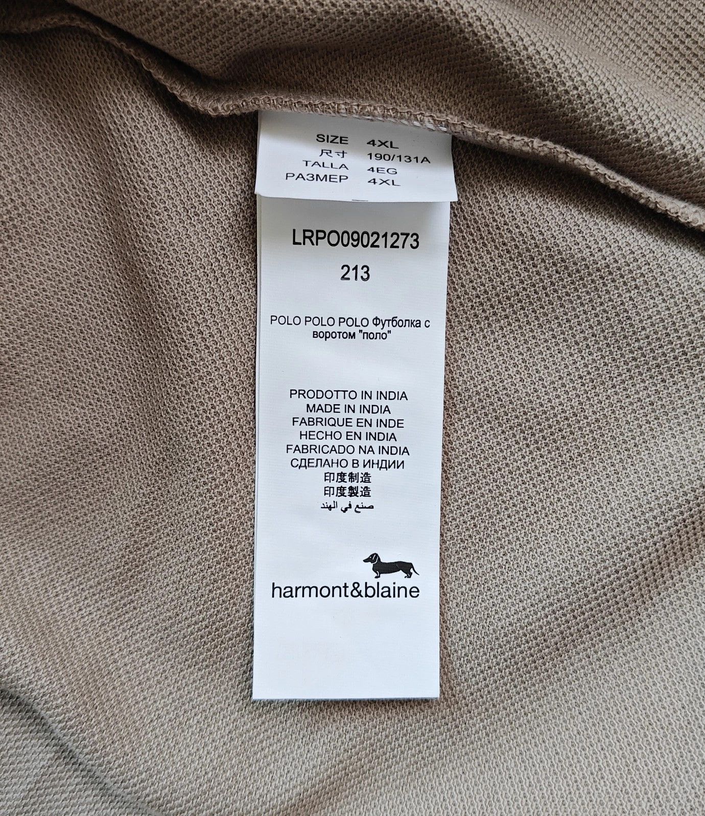 Harmont & Blaine Harmont & Blaine Longsleeves Polo Shirt ASM/2116 Size US XXL / EU 58 / 5 - 6 Thumbnail