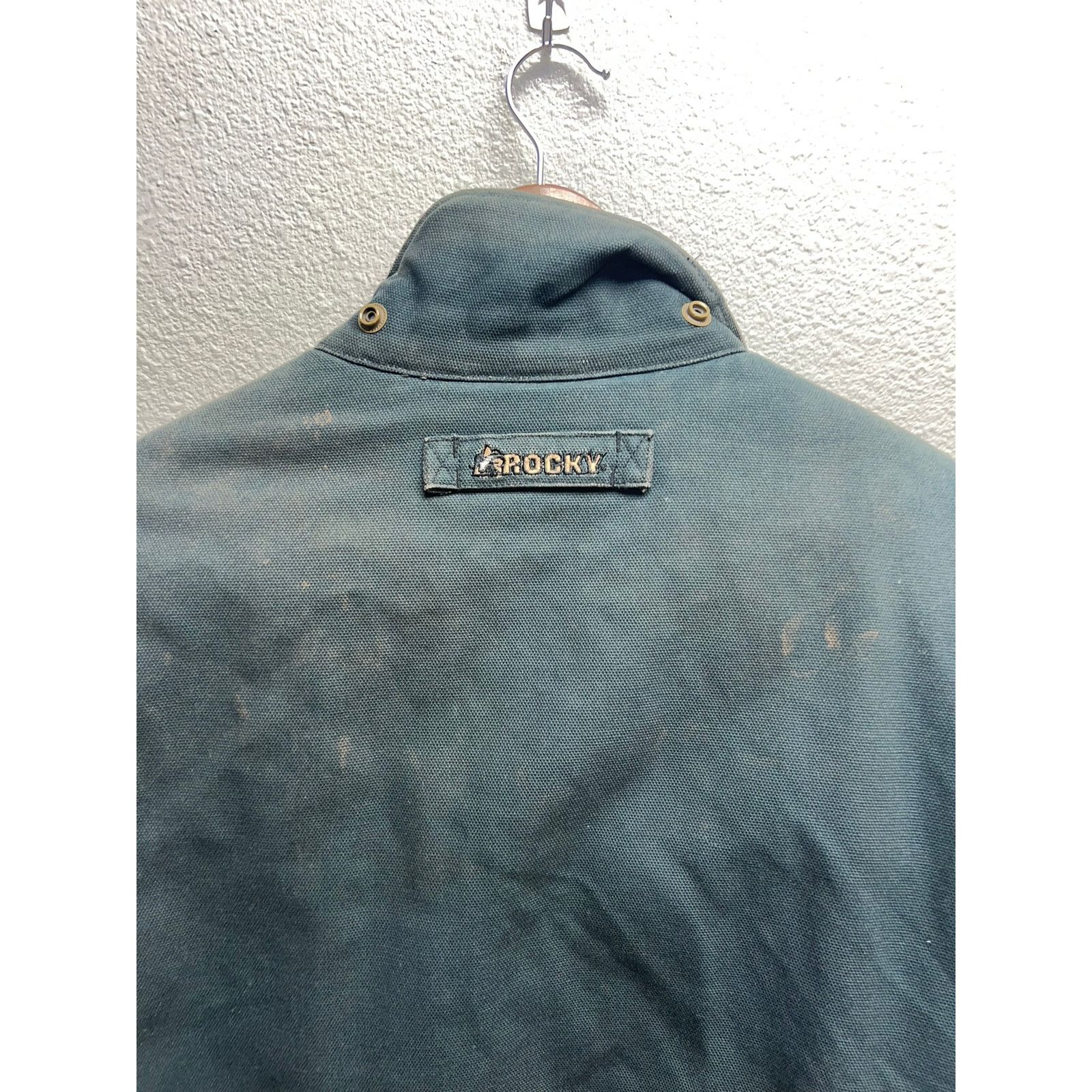 Vintage Vintage Work Wear Black Jacket Rocky Full Zip Heavy VTG XL Size US XL / EU 56 / 4 - 13 Thumbnail