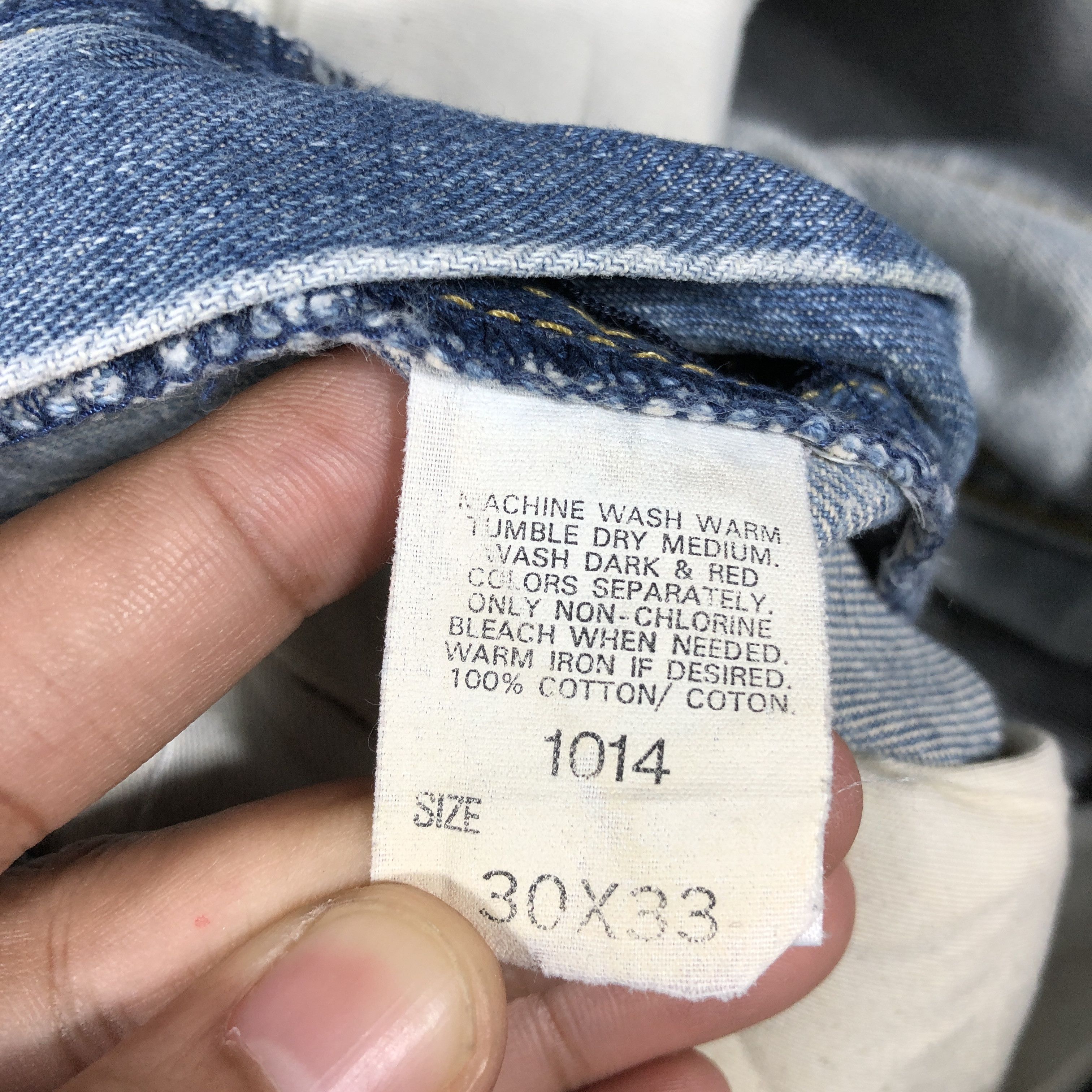 Lee × Vintage Vintage Lee Riders Light Wash Jeans L1226 Size US 29 - 10 Thumbnail