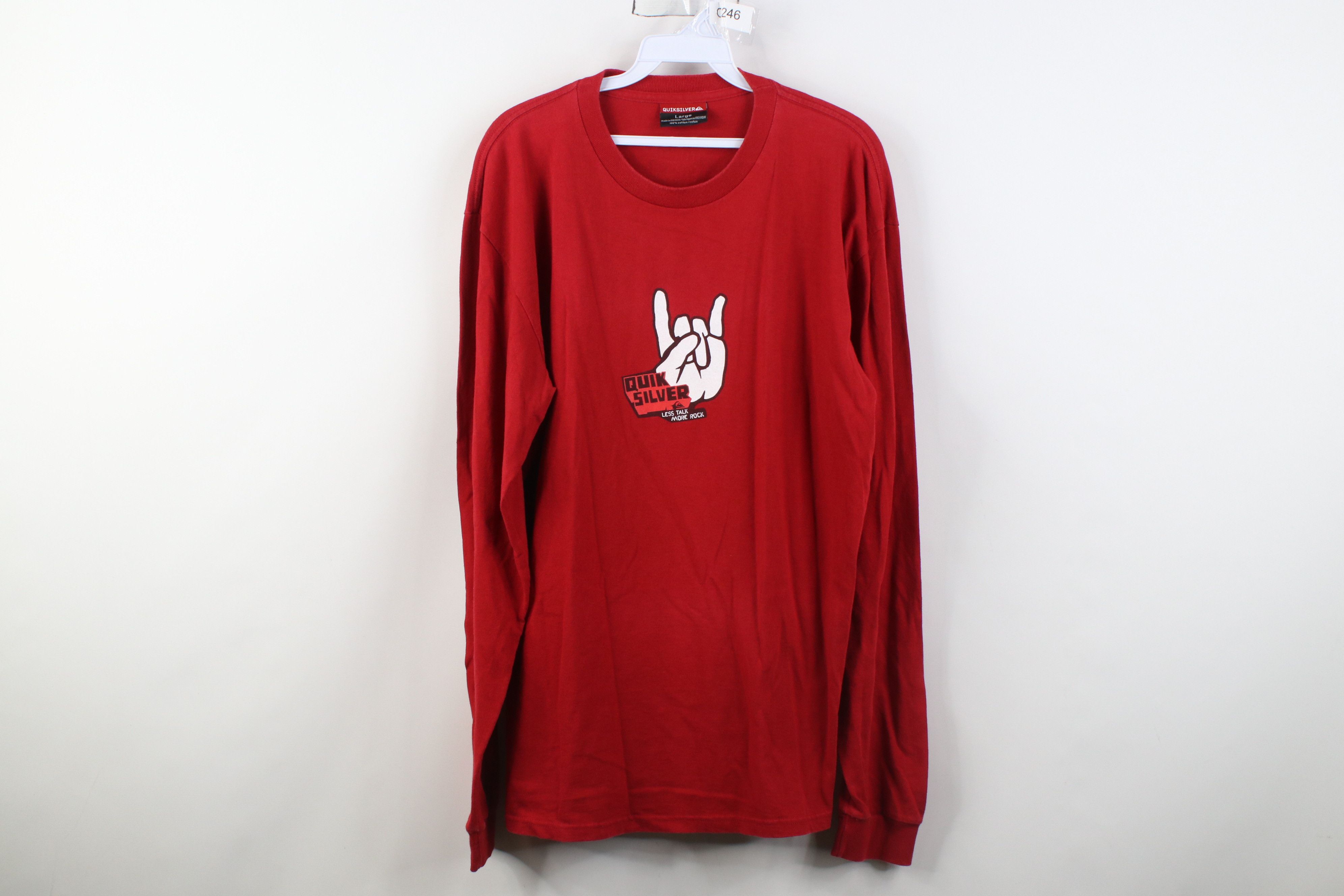 Quiksilver Vintage Quiksilver Surfing More Rock Long Sleeve T-Shirt Size US L / EU 52-54 / 3 - 1 Thumbnail