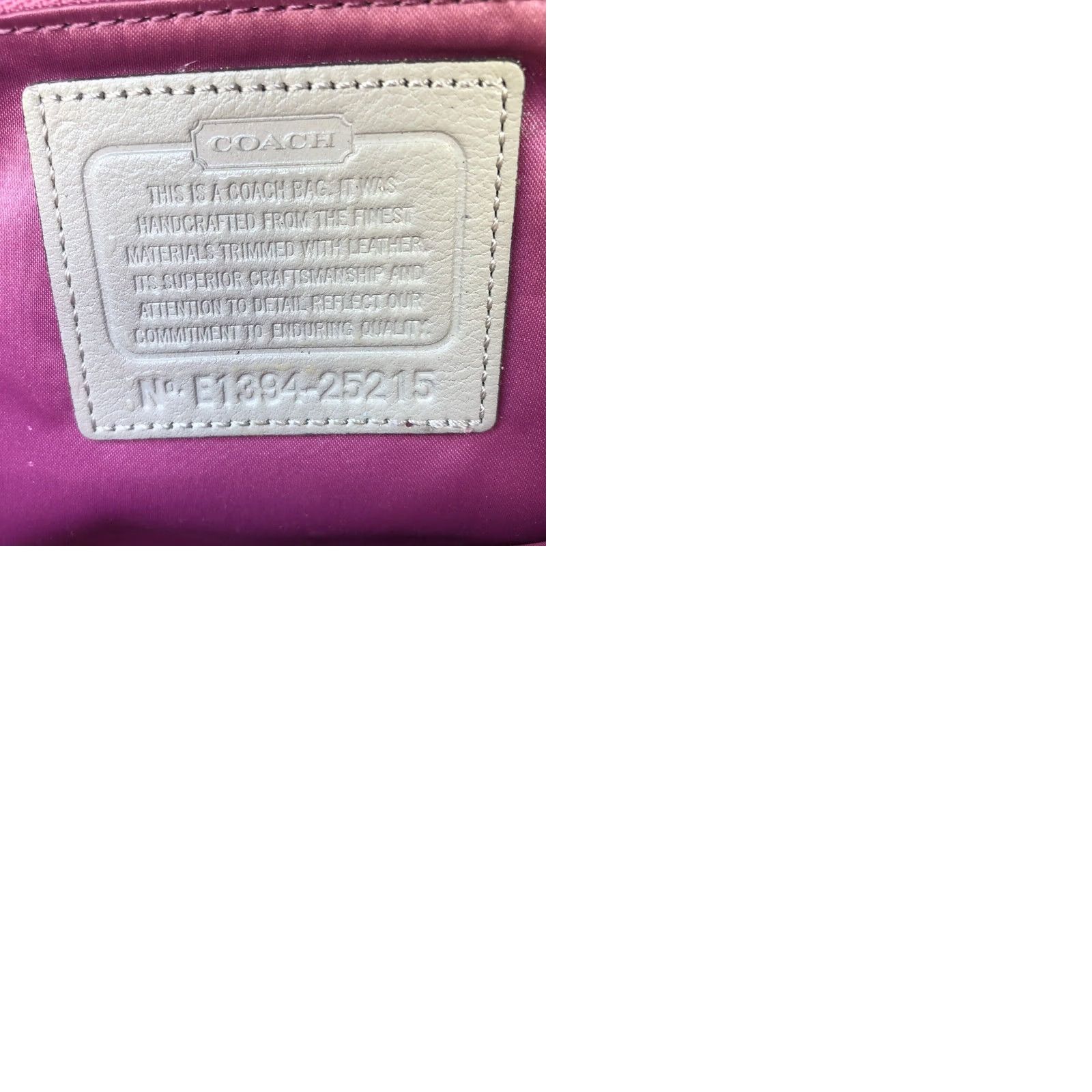 Coach VINTAGE COACH Madison Monogram Grey Canvas Leather Purse Satchel/Top Handle Bag Medium Women Size ONE SIZE - 11 Thumbnail