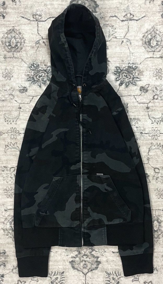 Carhartt Y2K Carhartt Camo Zip Hoodie Jacket Size S CamouflStreetwear Size US S / EU 44-46 / 1 - 1 Thumbnail