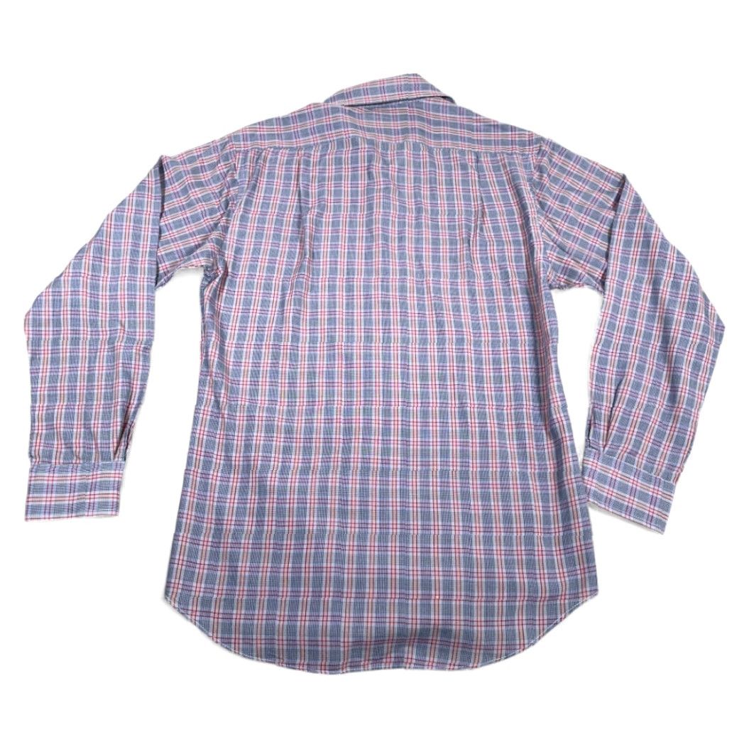 Enro VINTAGE Enro Sportswear Shirt Mens Small Purple Plaid 80s Cotton Blend Button-Up Long Sleeve Size US S / EU 44-46 / 1 - 3 Thumbnail