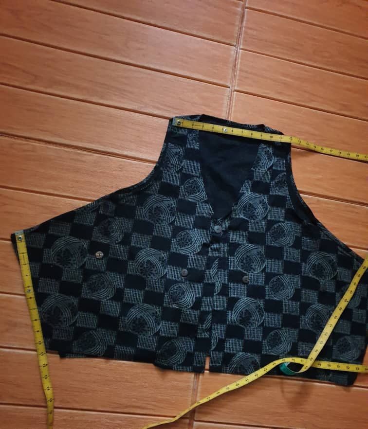 If Six Was Nine 🔥Harajuku Japanese style streetwear checkered vest Size US L / EU 52-54 / 3 - 7 Thumbnail