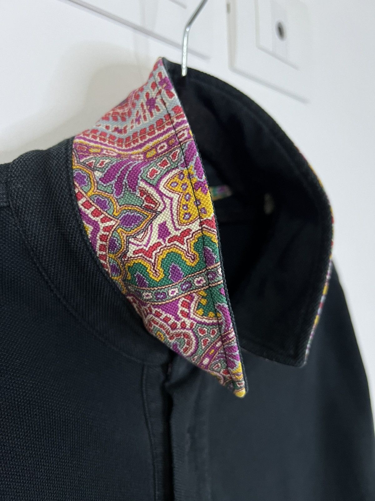 Etro Etro black pique polo shirt L cotton Size US L / EU 52-54 / 3 - 7 Thumbnail