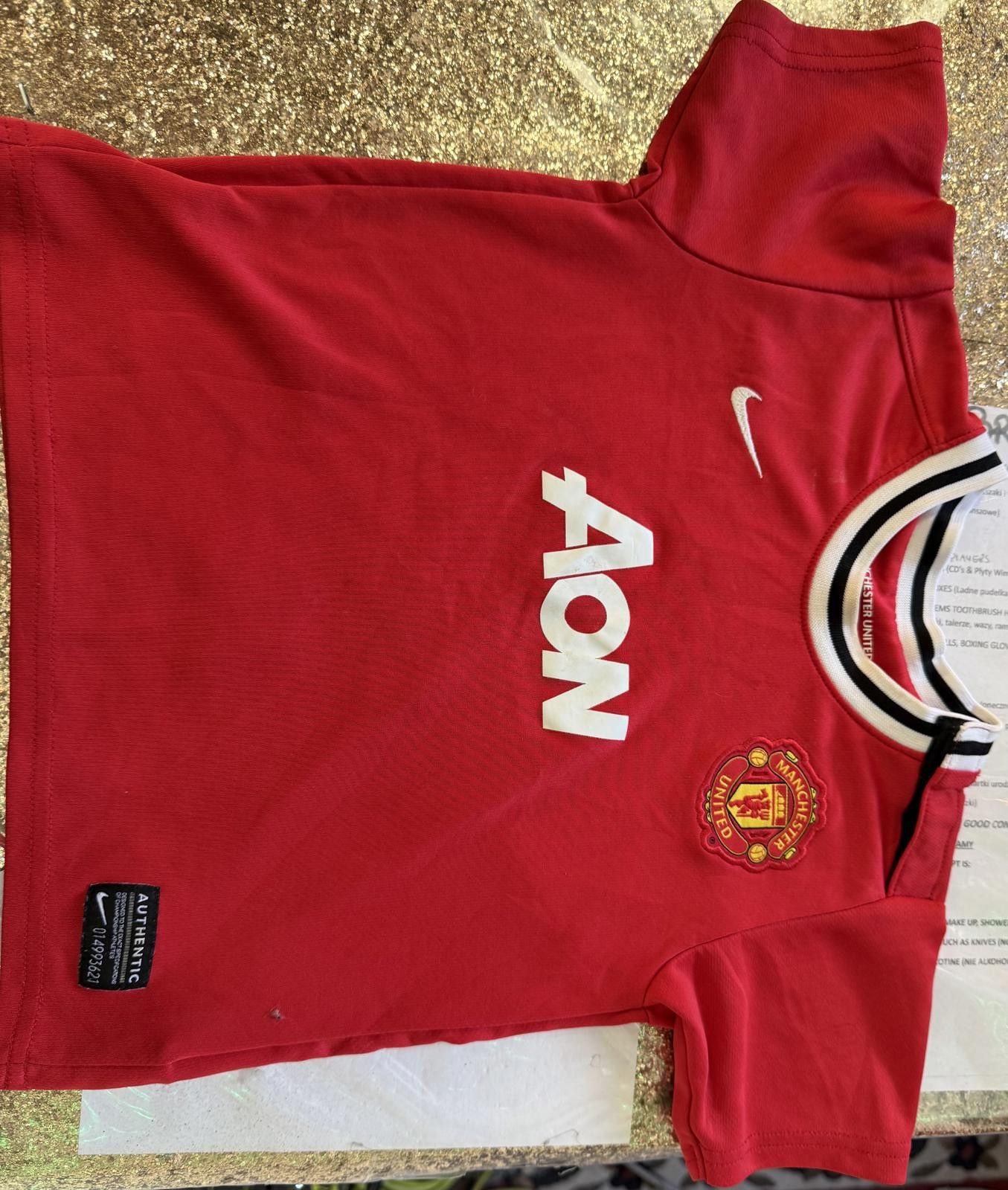 Nike Manchester United Red Soccer Jersey with Number 8 and CFW on Size ONE SIZE - 1 Thumbnail