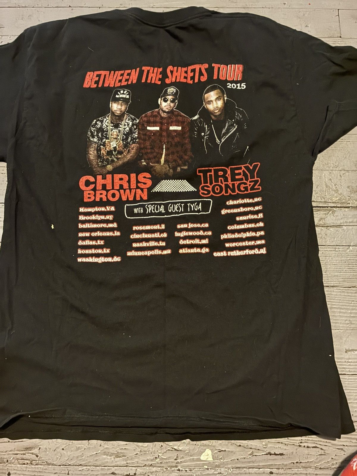 Other Chris Brown Trey Songz Between The Sheets Tour 2015 Tee L Size US L / EU 52-54 / 3 - 2 Thumbnail