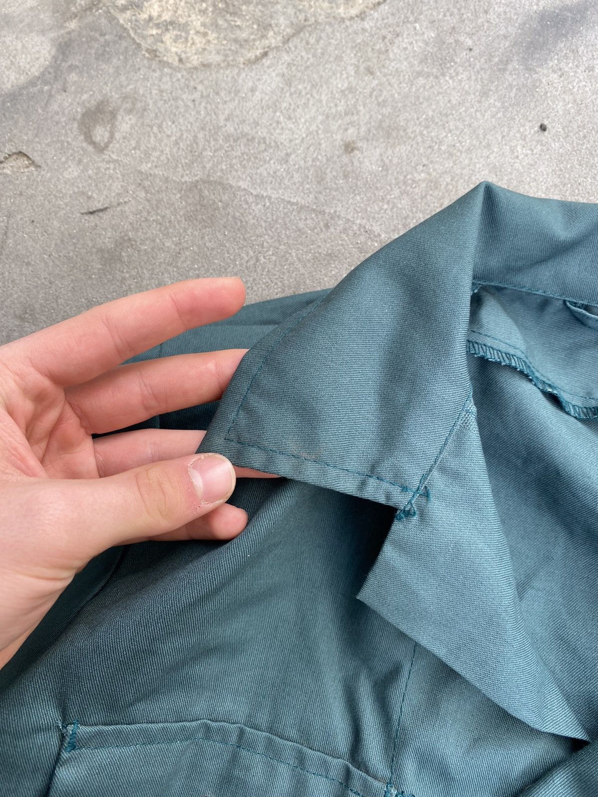 Le Laboureur Vintage 70s French Sanfor Chore Work Jacket Button Up Size US M / EU 48-50 / 2 - 5 Thumbnail