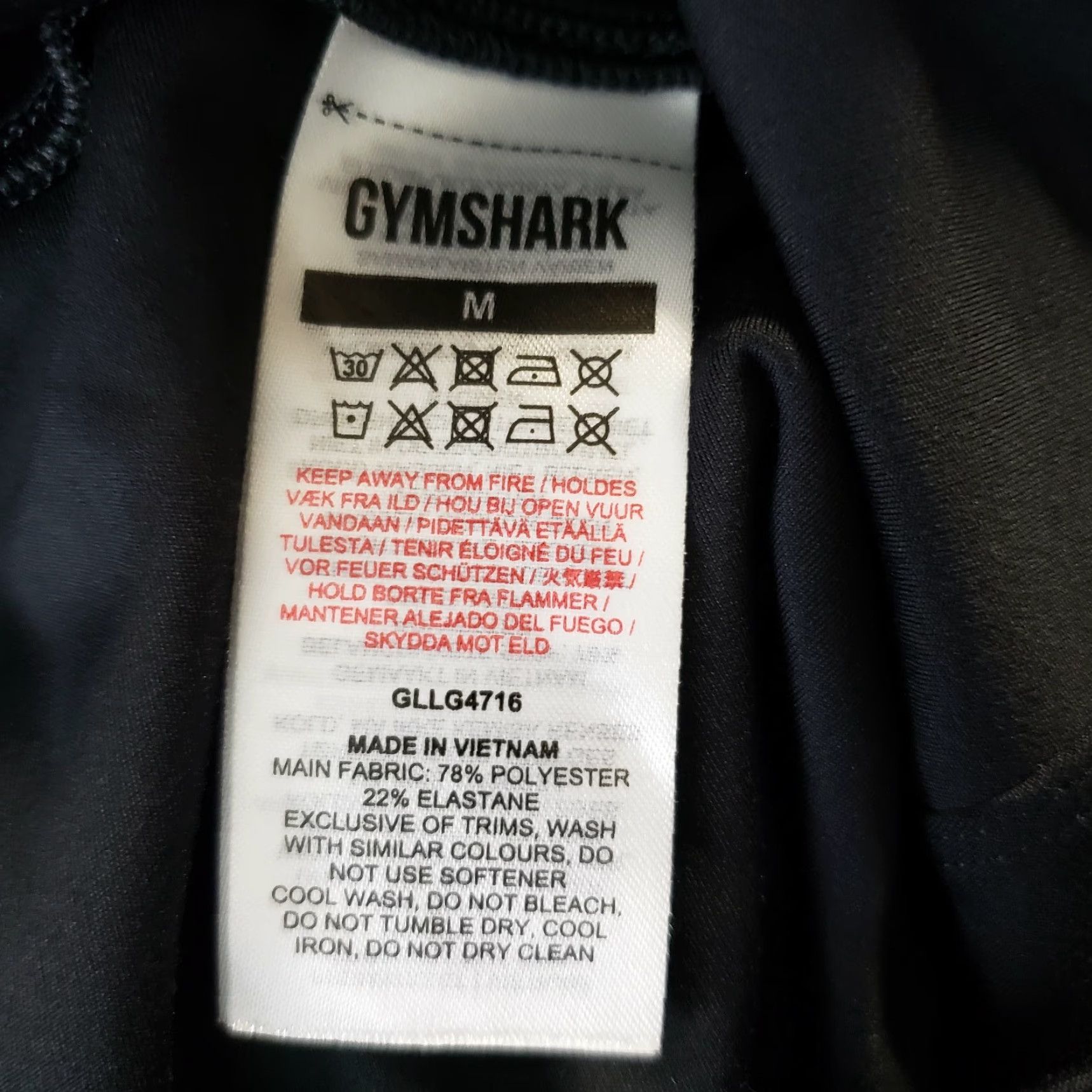 Gymshark Gymshark Leggings Capri Womens M Medium Black Capris Activewear Womens Size 32" / US 10 / IT 46 - 4 Thumbnail