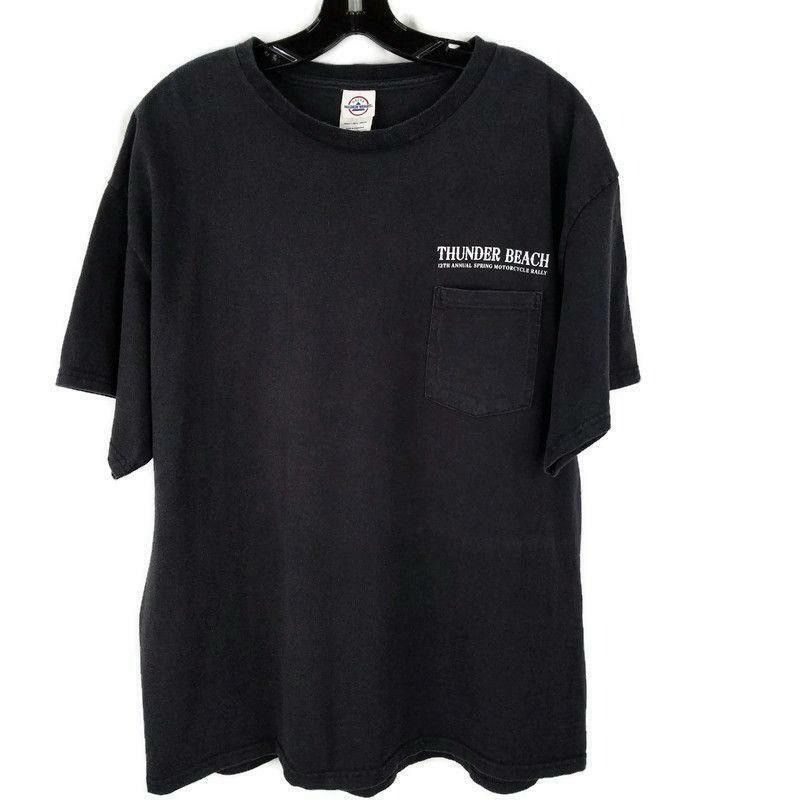 Delta Thunder Beach Motorcycle Rally T Shirt XL 2010 Panama City Size US XL / EU 56 / 4 - 3 Thumbnail