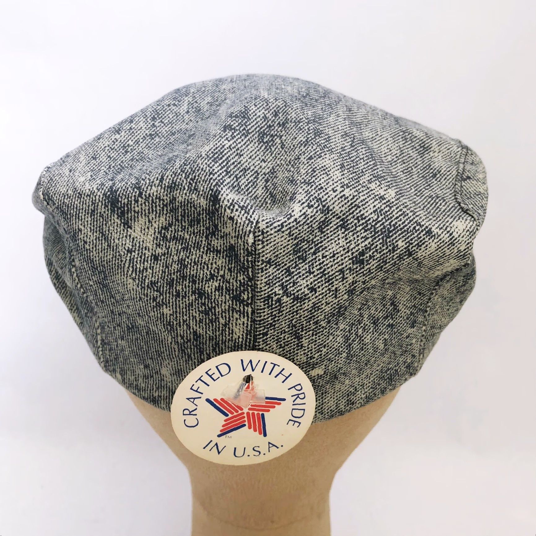 Cotton On VINTAGE Newsboy/DENIM CAP Acid Wash Deadstock NWT Made in USA Adult Size S NOS Men Women Blue Cotton Blend 1980s USA Size ONE SIZE - 4 Thumbnail