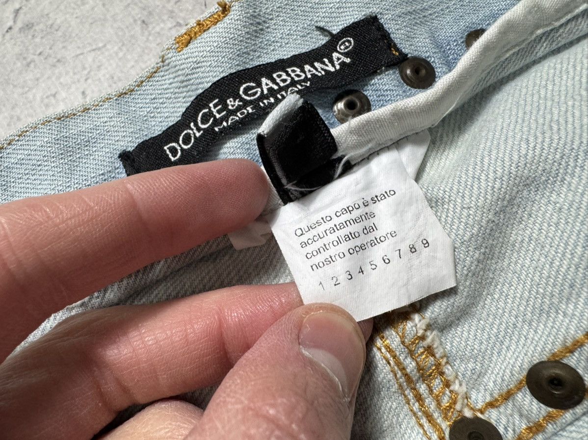 Dolce & Gabbana Dolce & Gabbana Hawaiian Tropical Denim Jeans Size 50 Y2K Size US 34 / EU 50 - 11 Thumbnail