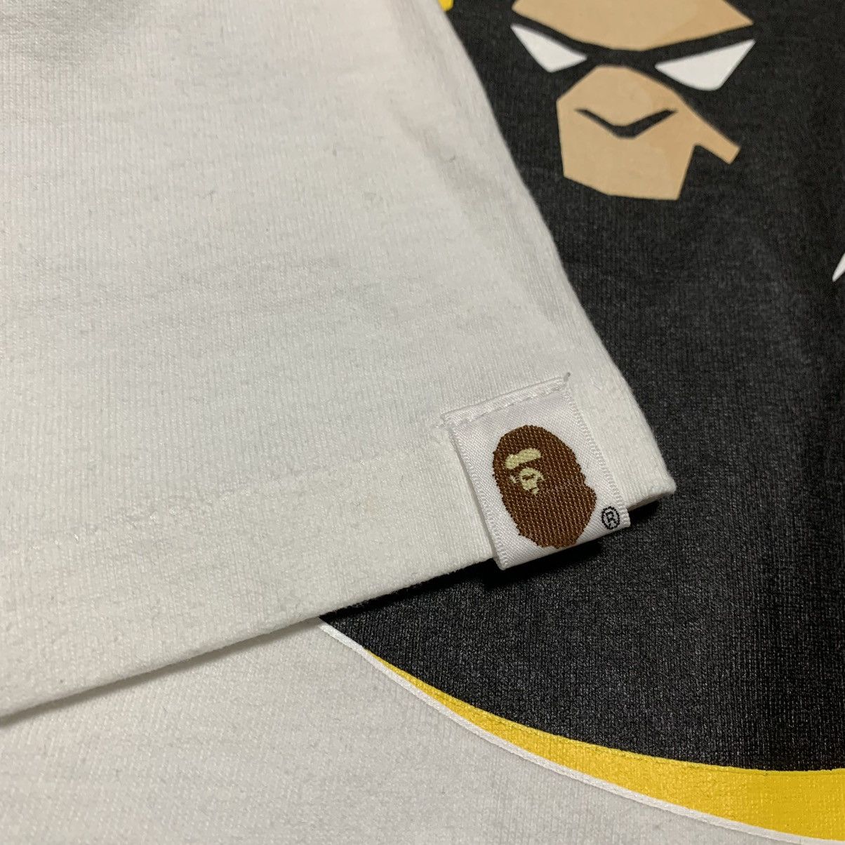 Bape Bape Large Shadow Graphic White Tee A Bathing Ape Size US L / EU 52-54 / 3 - 4 Thumbnail