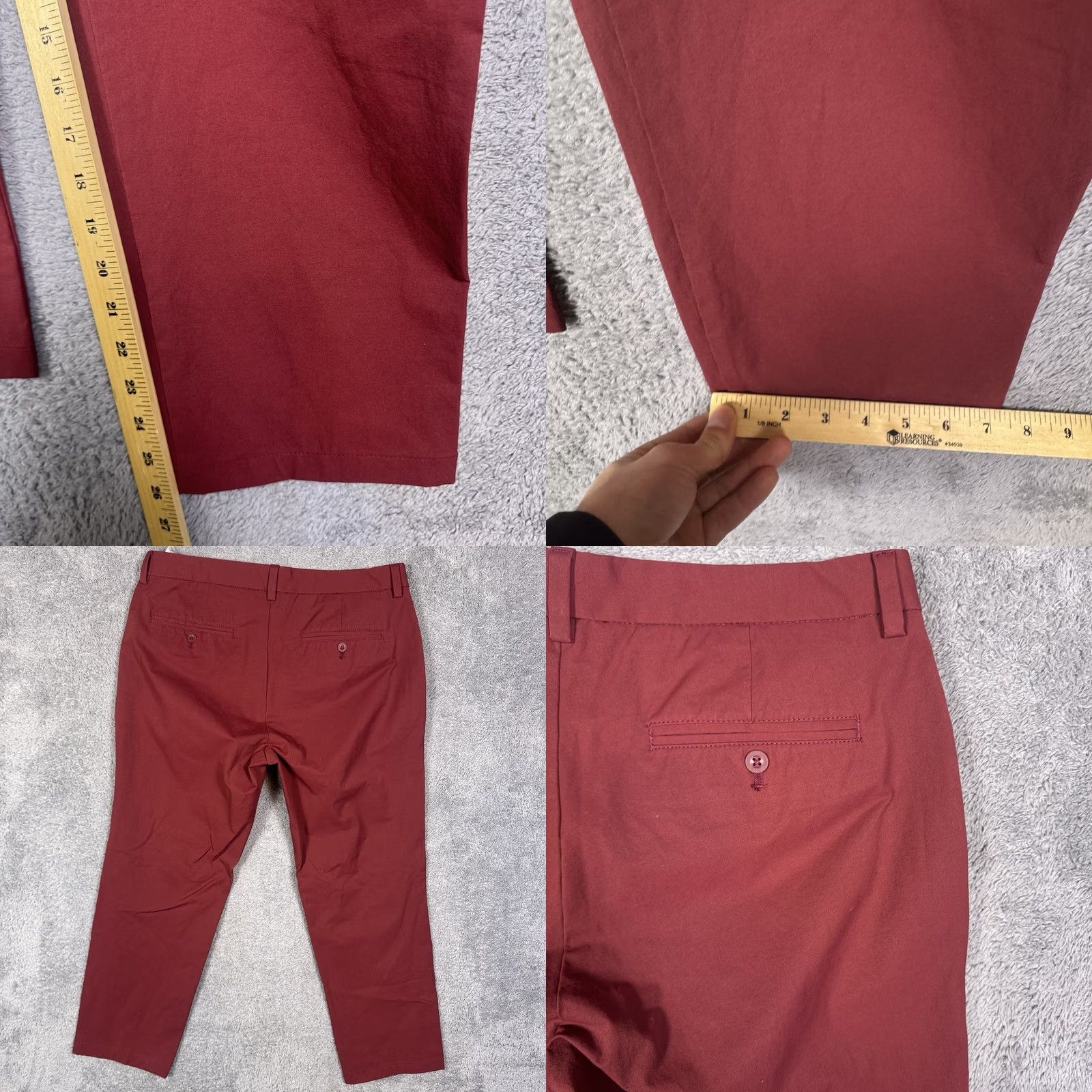 Vineyard Vines Vineyard Vines OTG Mens Pants Red On The Go Casual Golf Performance Size US 34 / EU 50 - 9 Thumbnail