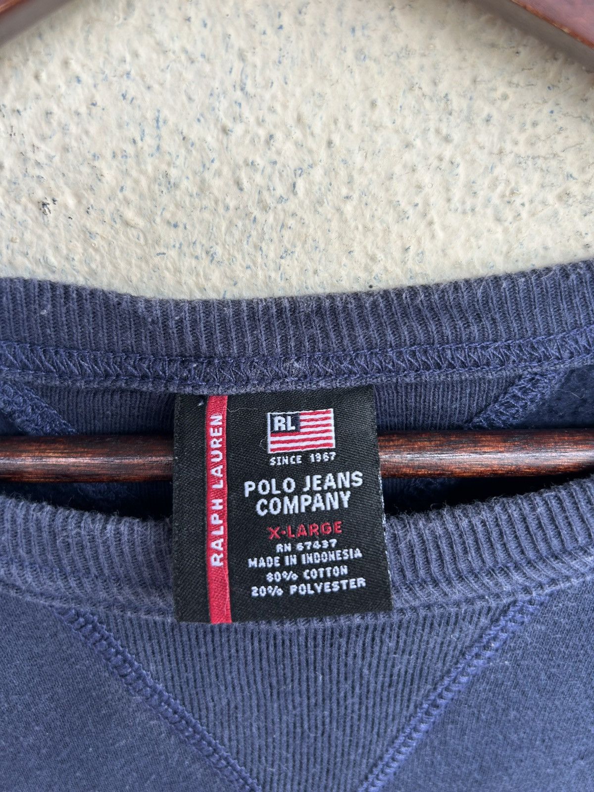Polo Ralph Lauren Vintage Polo Jeans Co Sweatshirt Size US XL / EU 56 / 4 - 8 Thumbnail