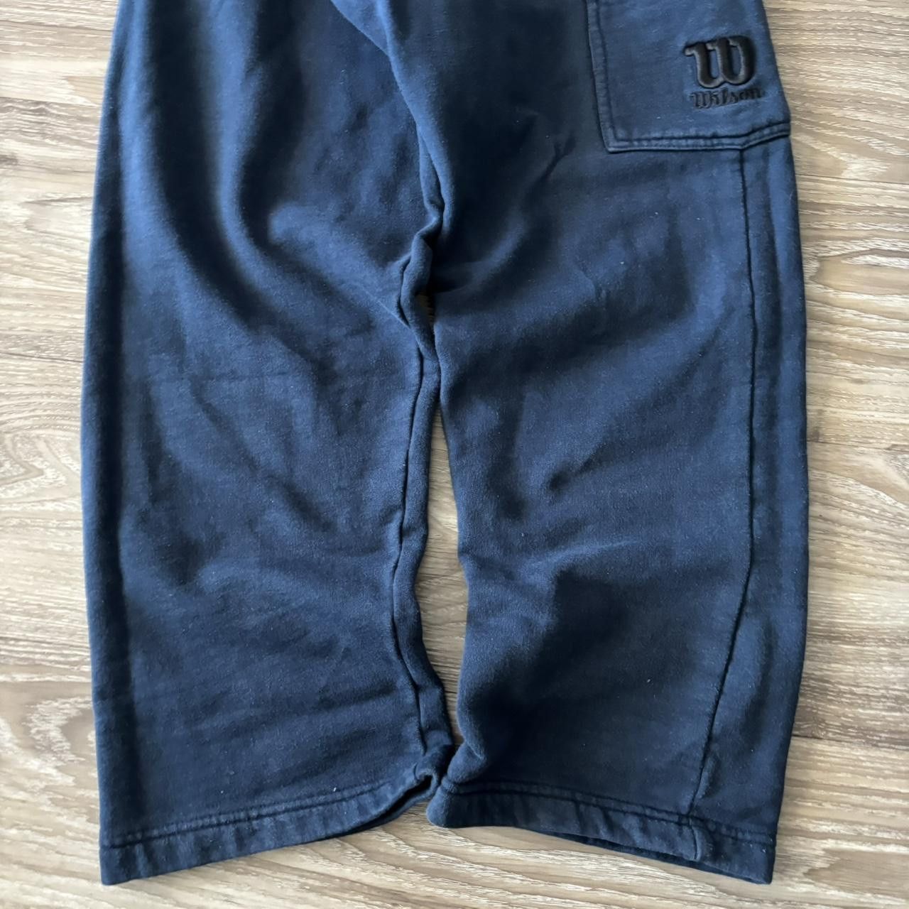 Vintage Crazy Vintage 90s Navy Blue Essential Cargo Sweatpants! Fits L Size US 34 / EU 50 - 5 Thumbnail